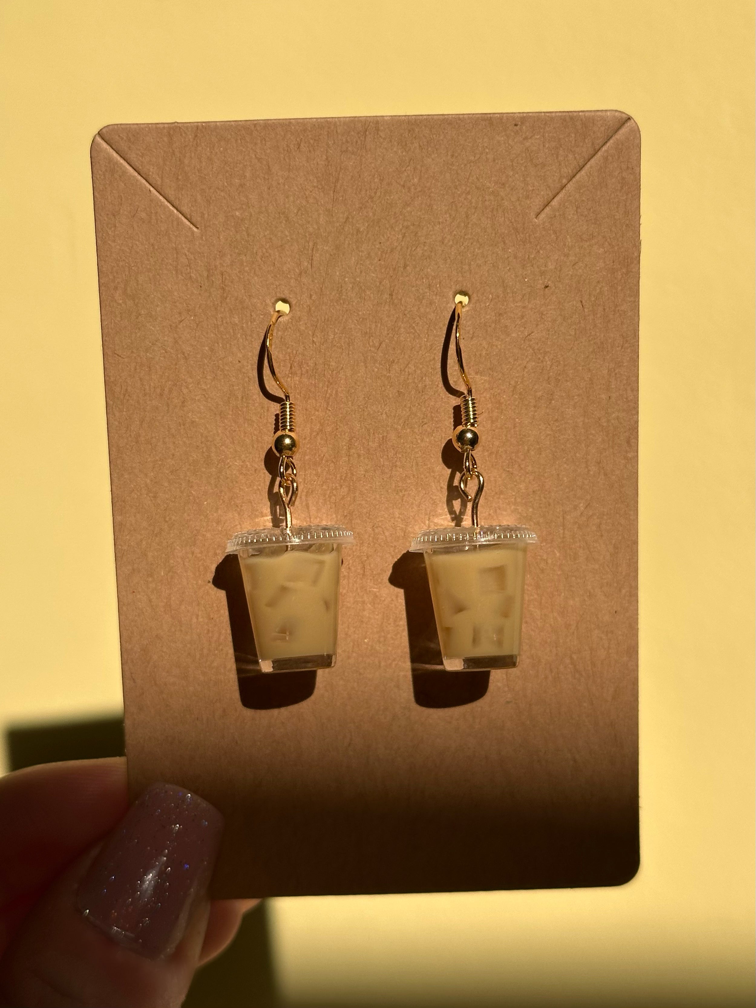 Iced Coffee Earrings