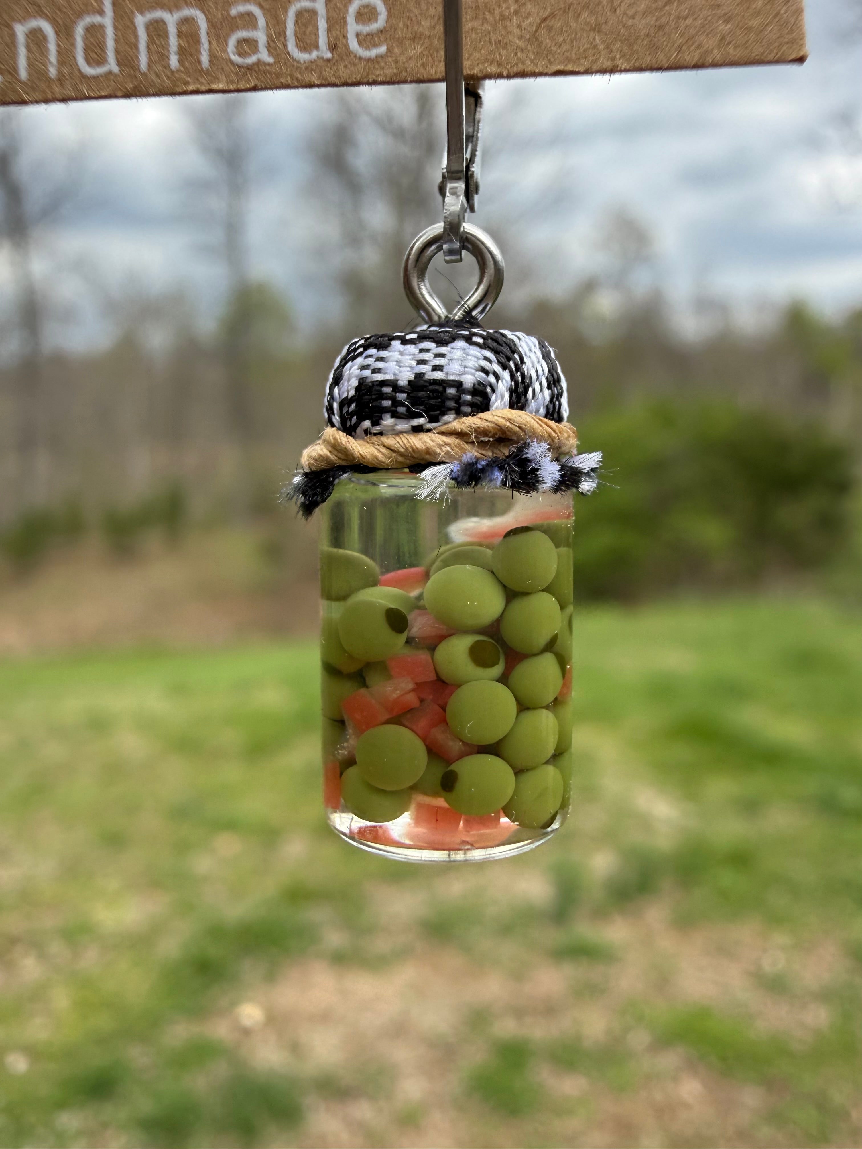 Castelvetrano Olives Jar Earrings