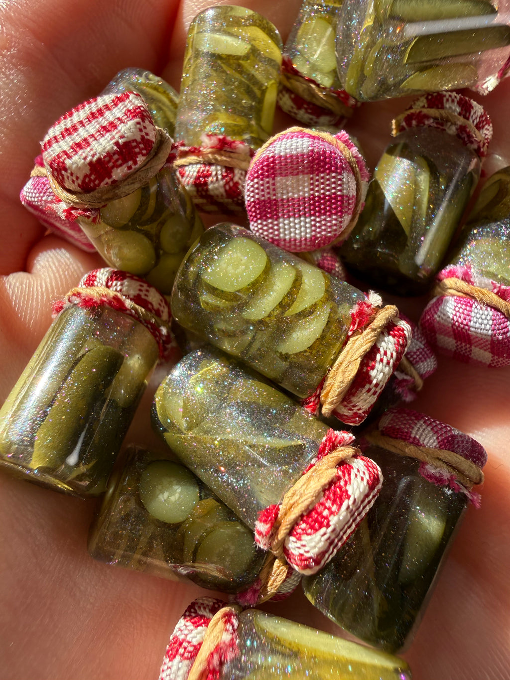 Pretty Pickles Jar Earrings