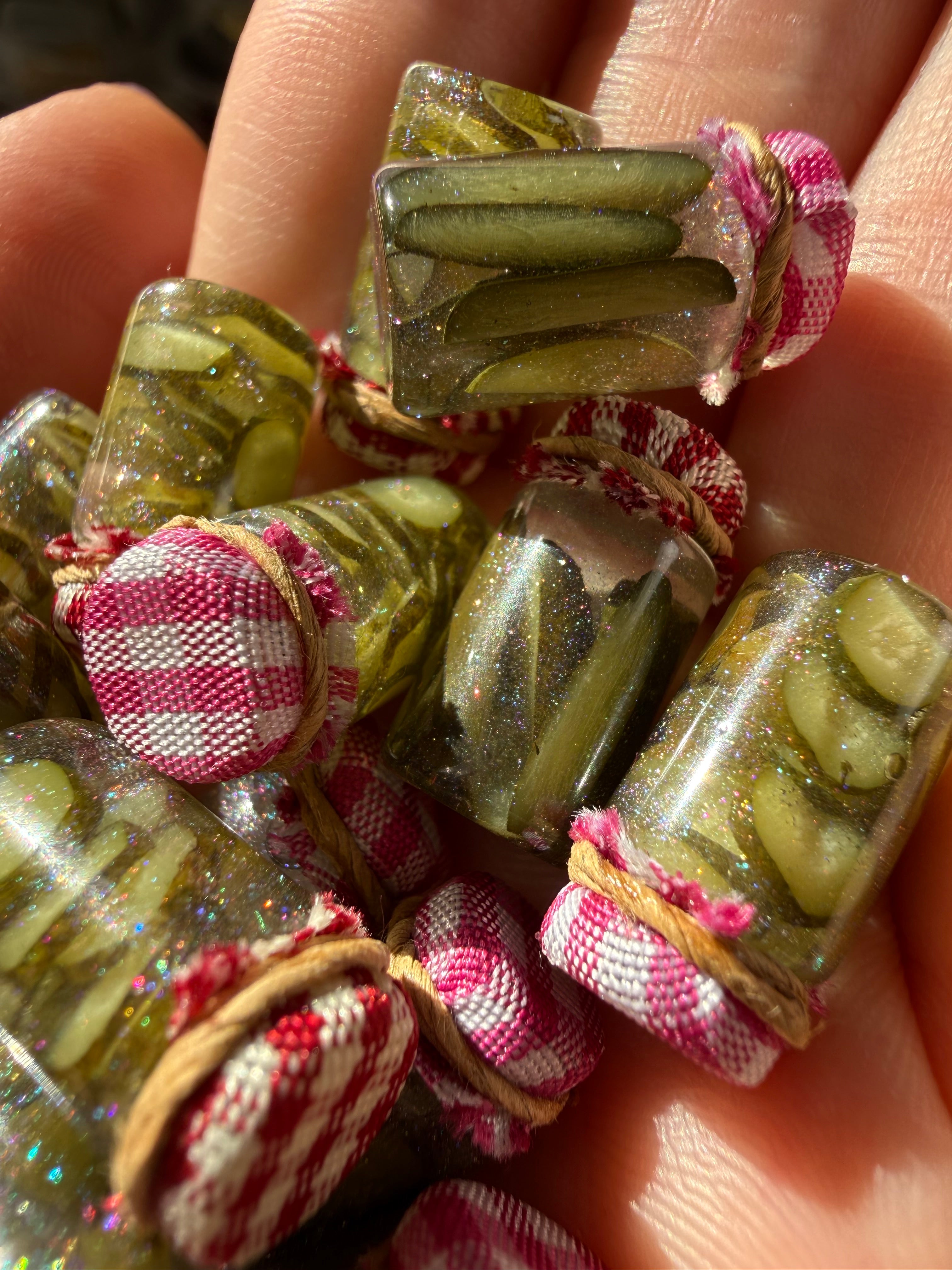 Pretty Pickles Jar Earrings