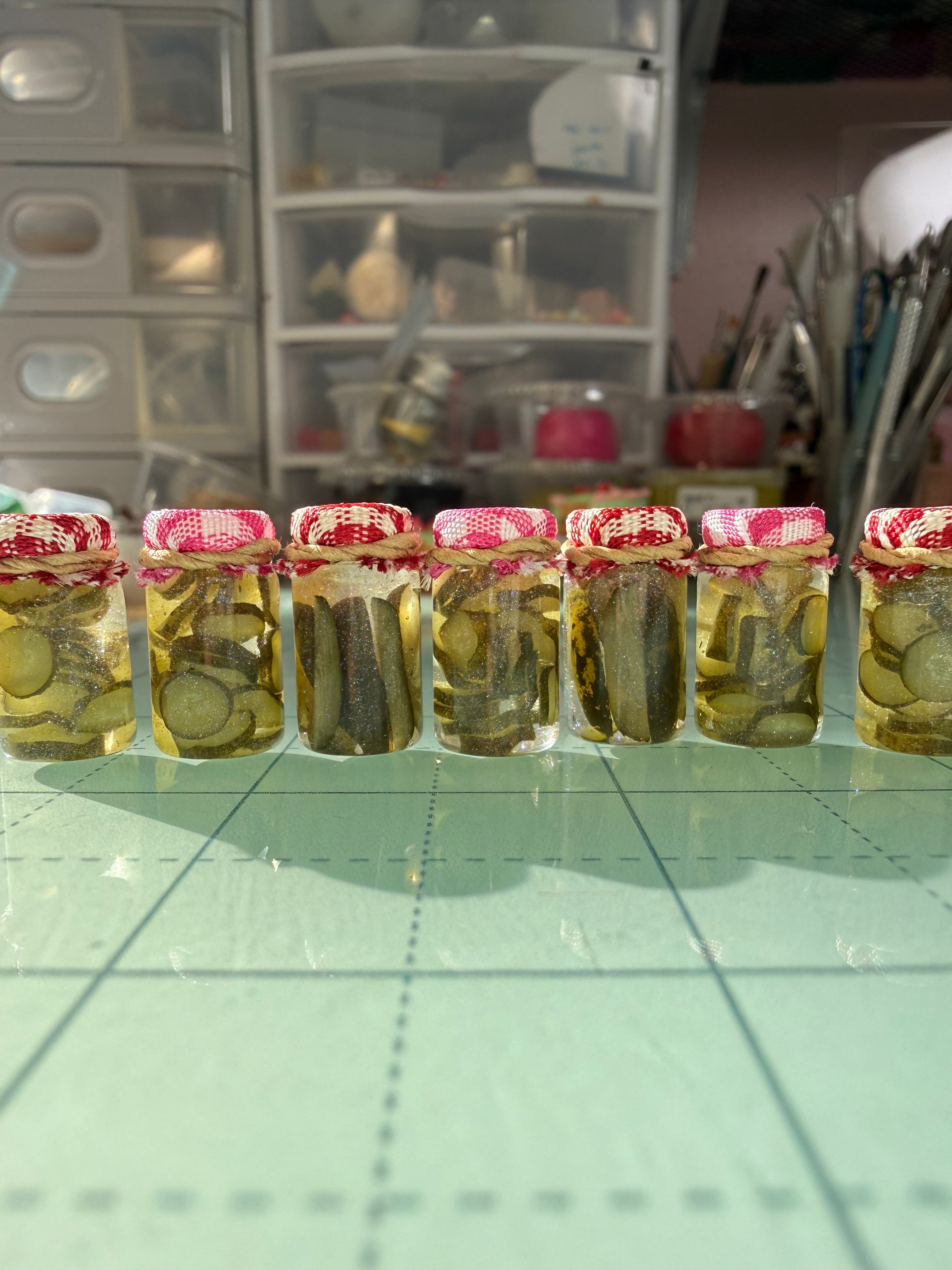 Pretty Pickles Jar Earrings