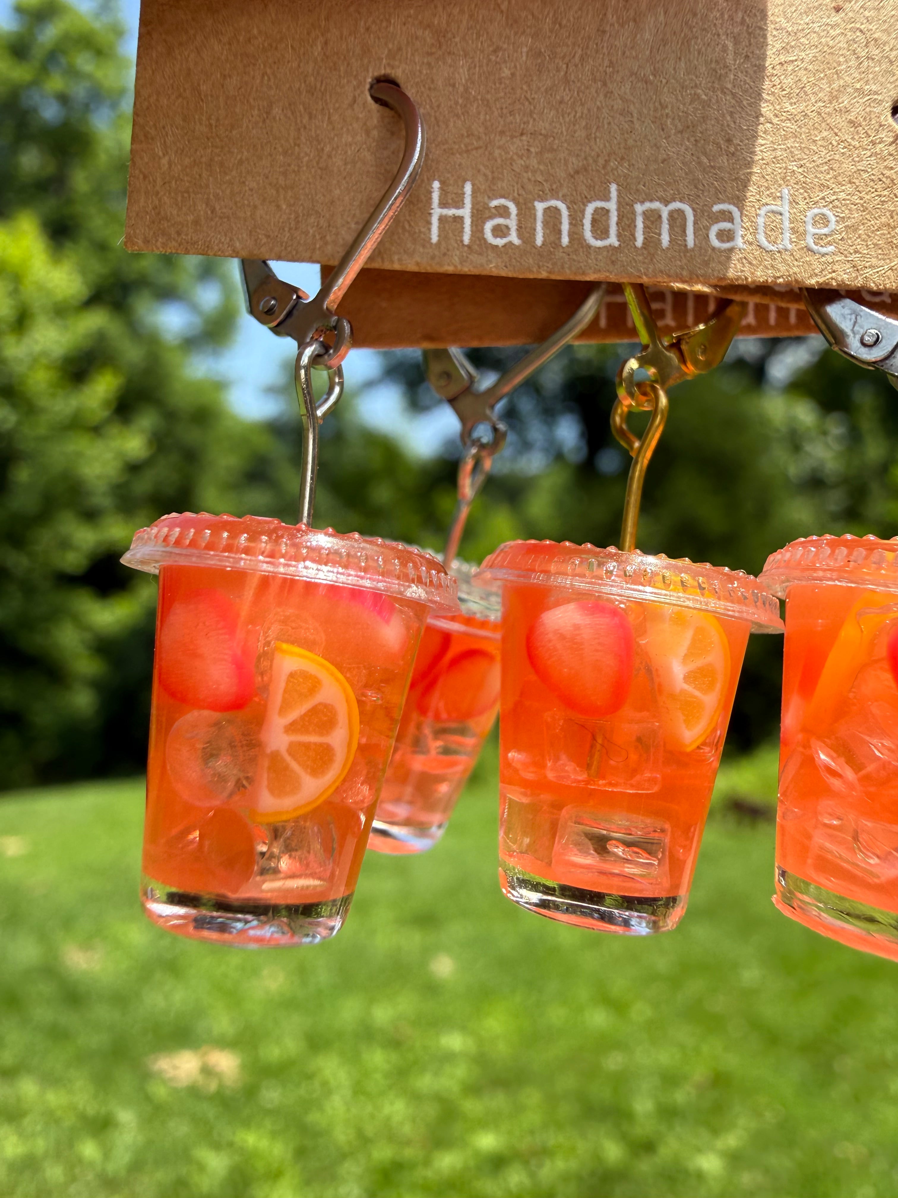 Strawberry Lemonade Earrings
