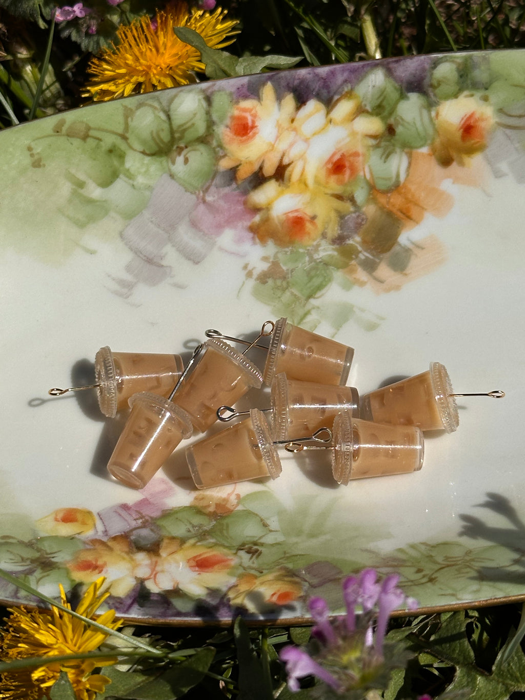 Iced Coffee Earrings