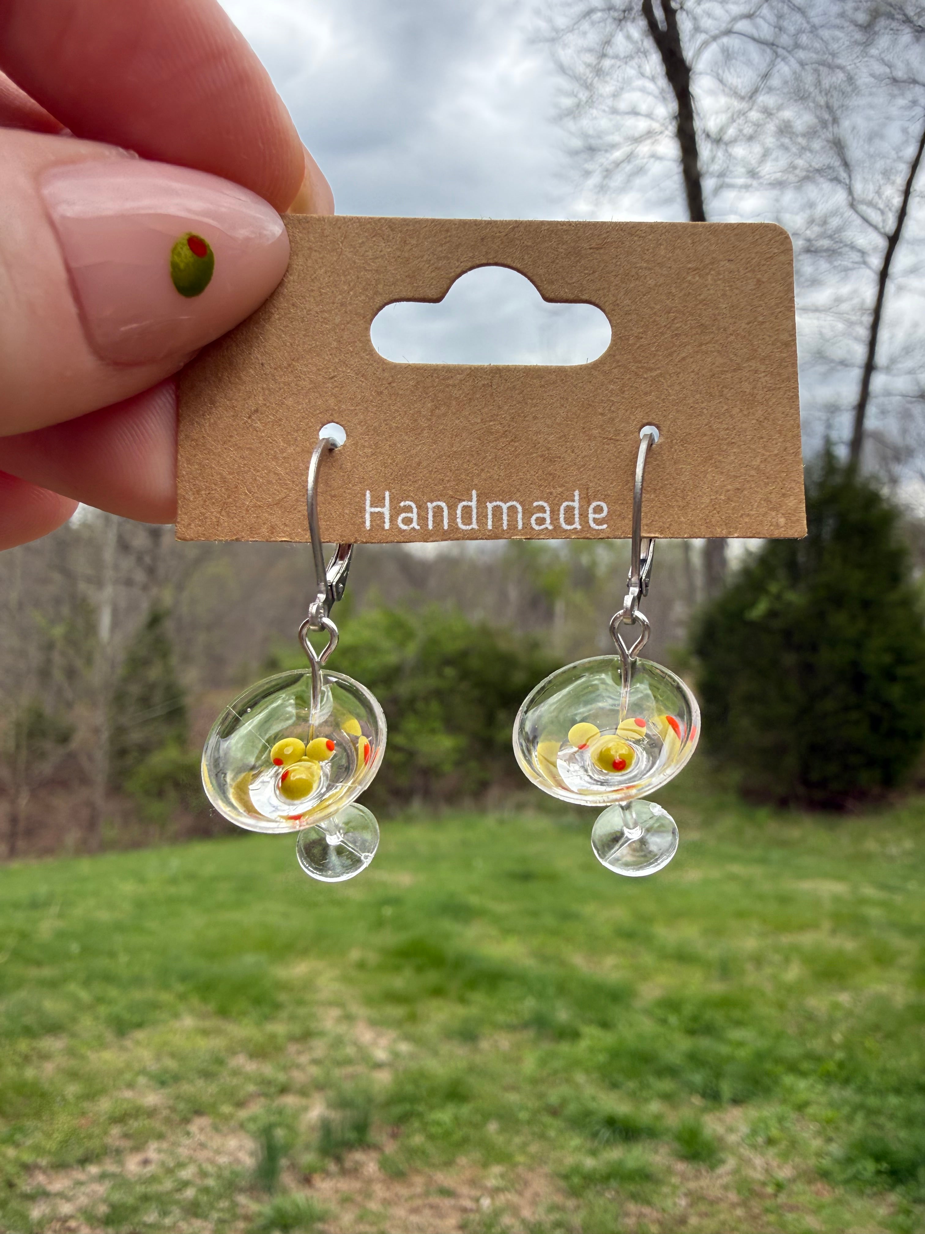 Dirty Martini Earrings