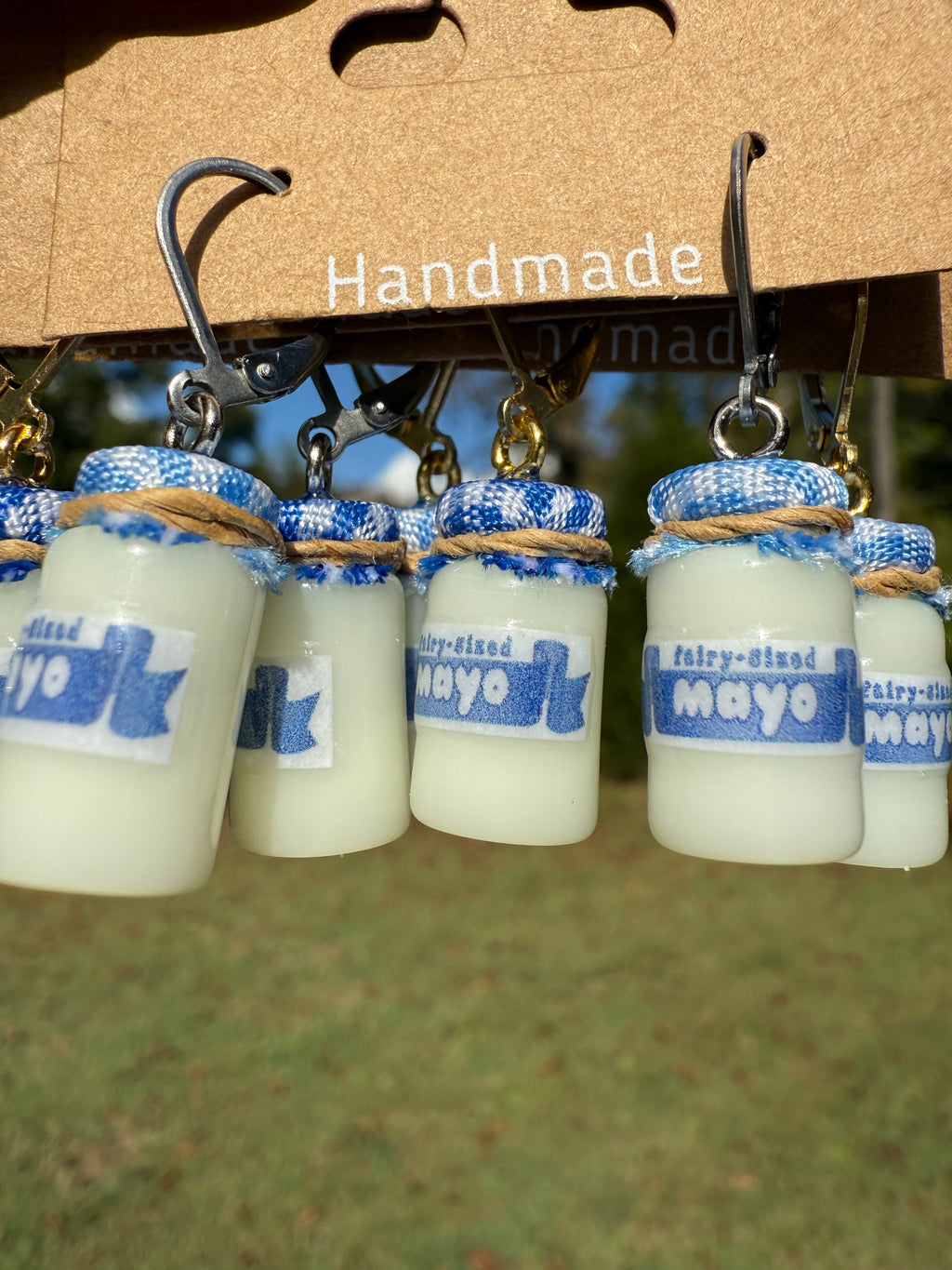 Mayonnaise Jar Earrings