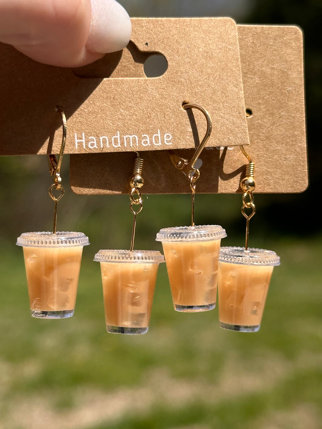 Iced Coffee Earrings