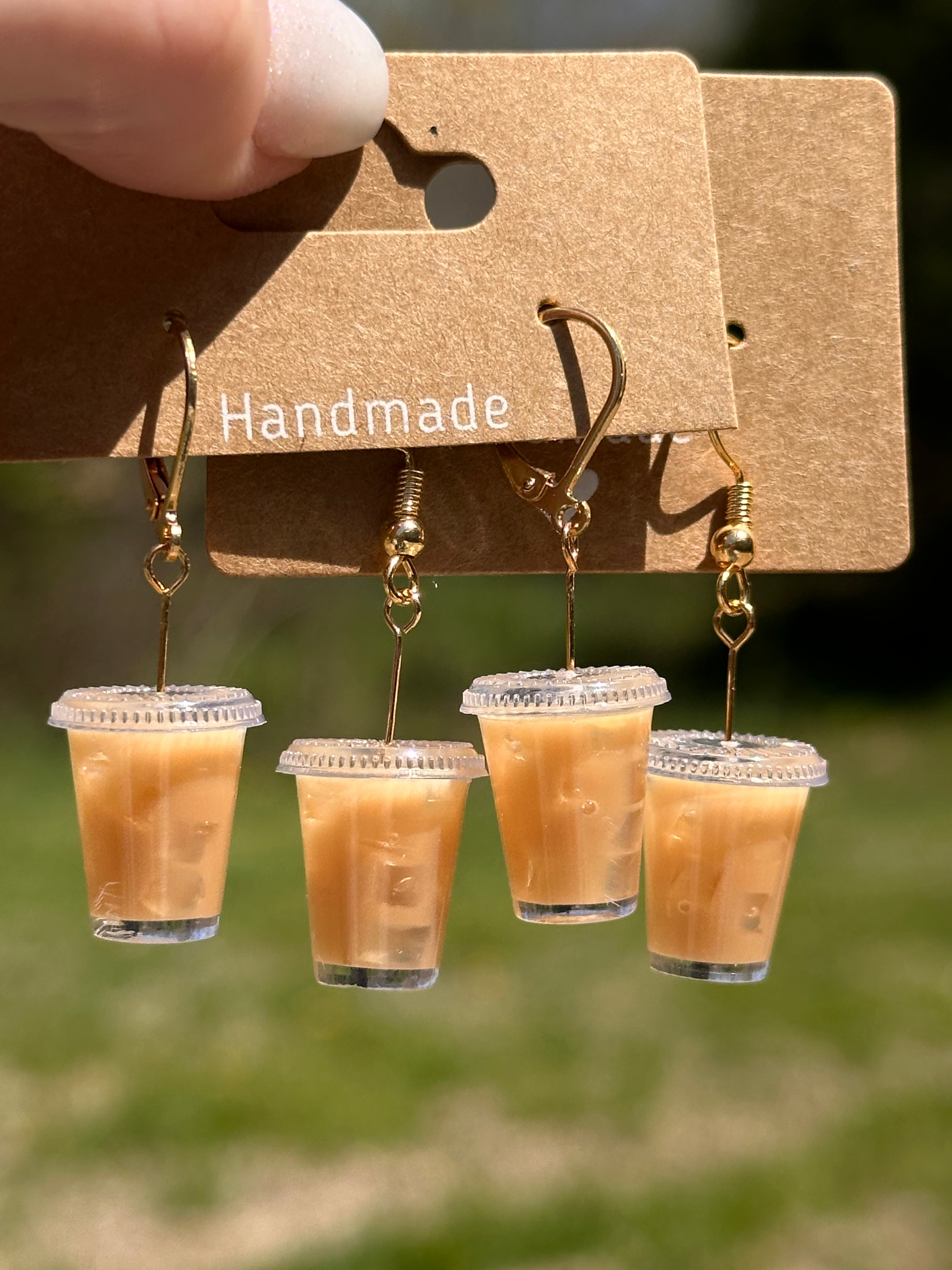 Iced Coffee Earrings