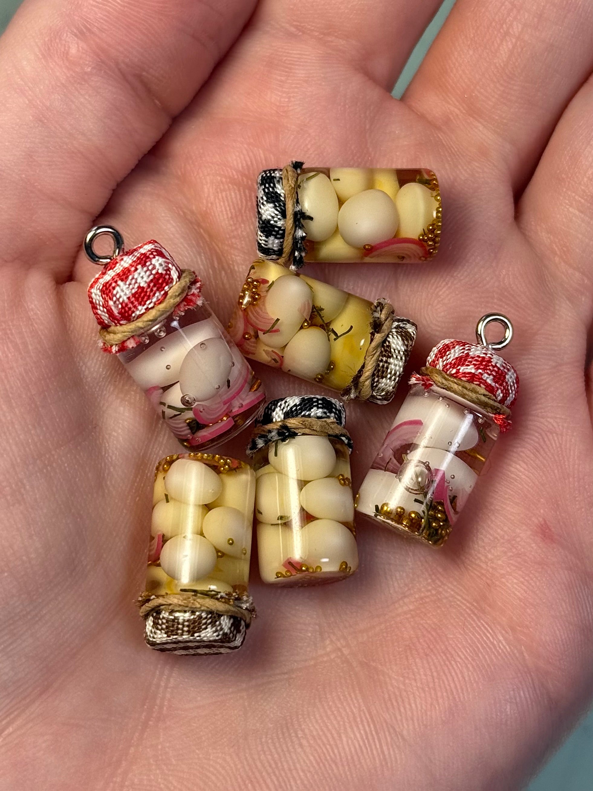 Pickled Eggs Jar Earrings