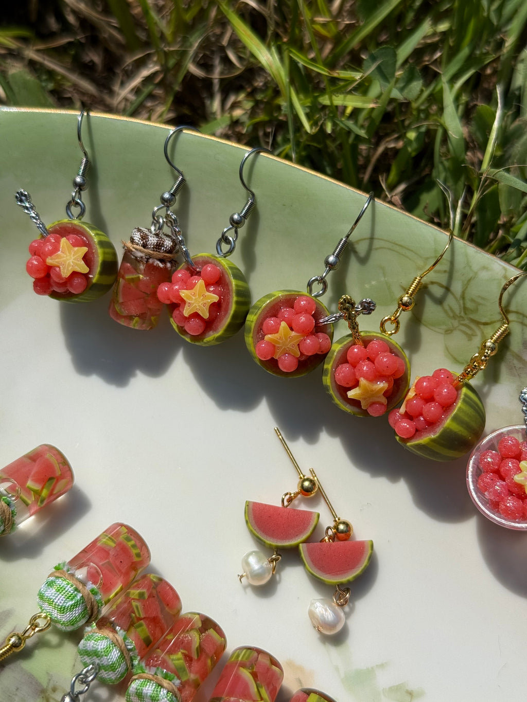 Watermelon Bowl Earrings