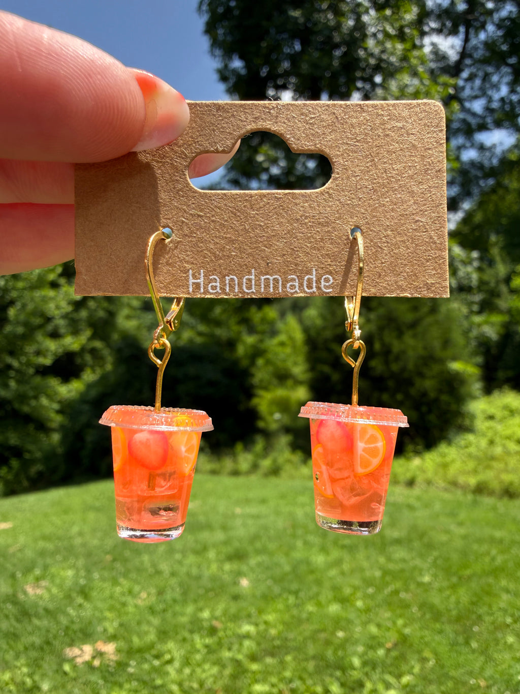 Strawberry Lemonade Earrings