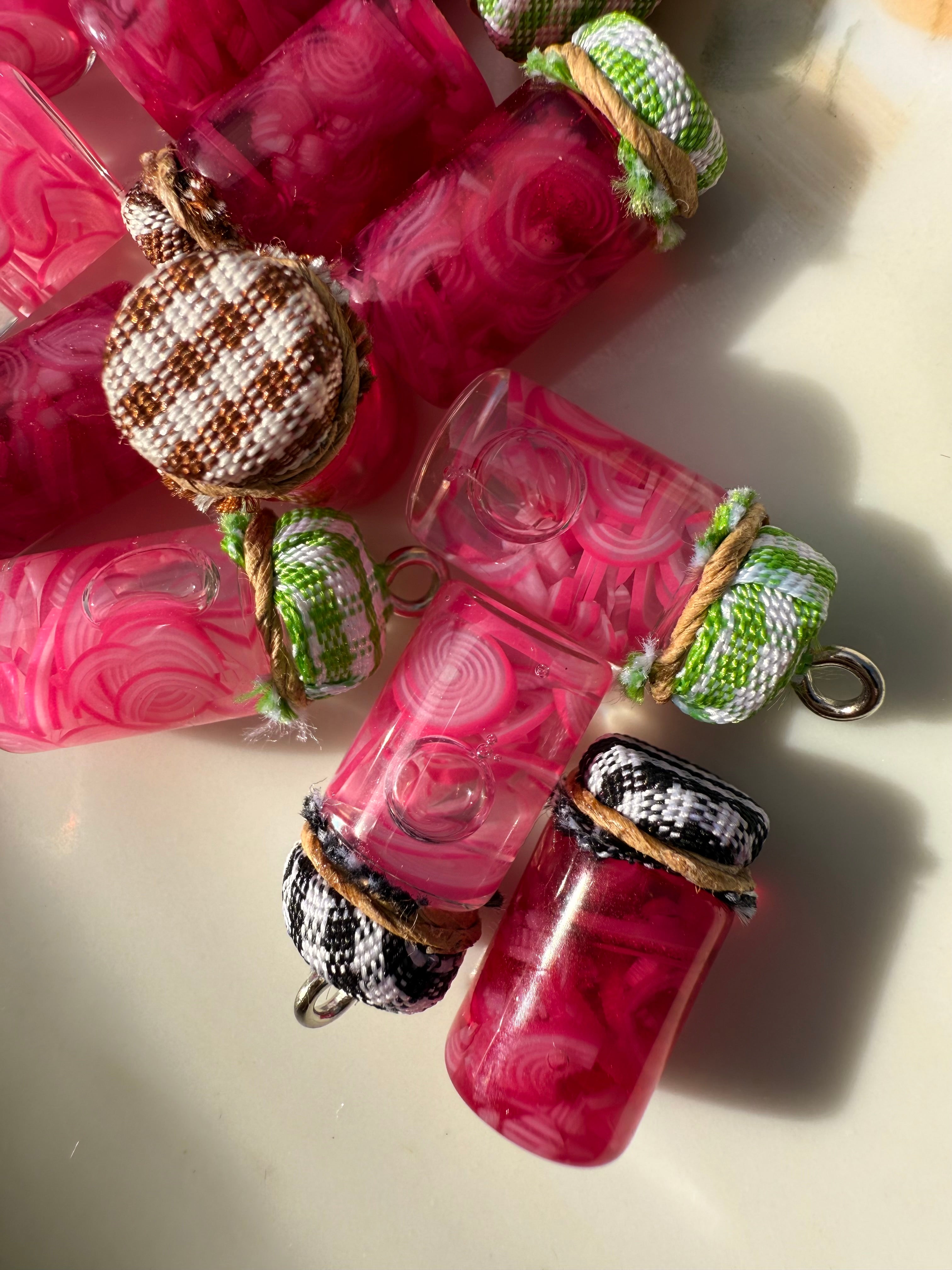 Pickled Red Onion Jar Earrings