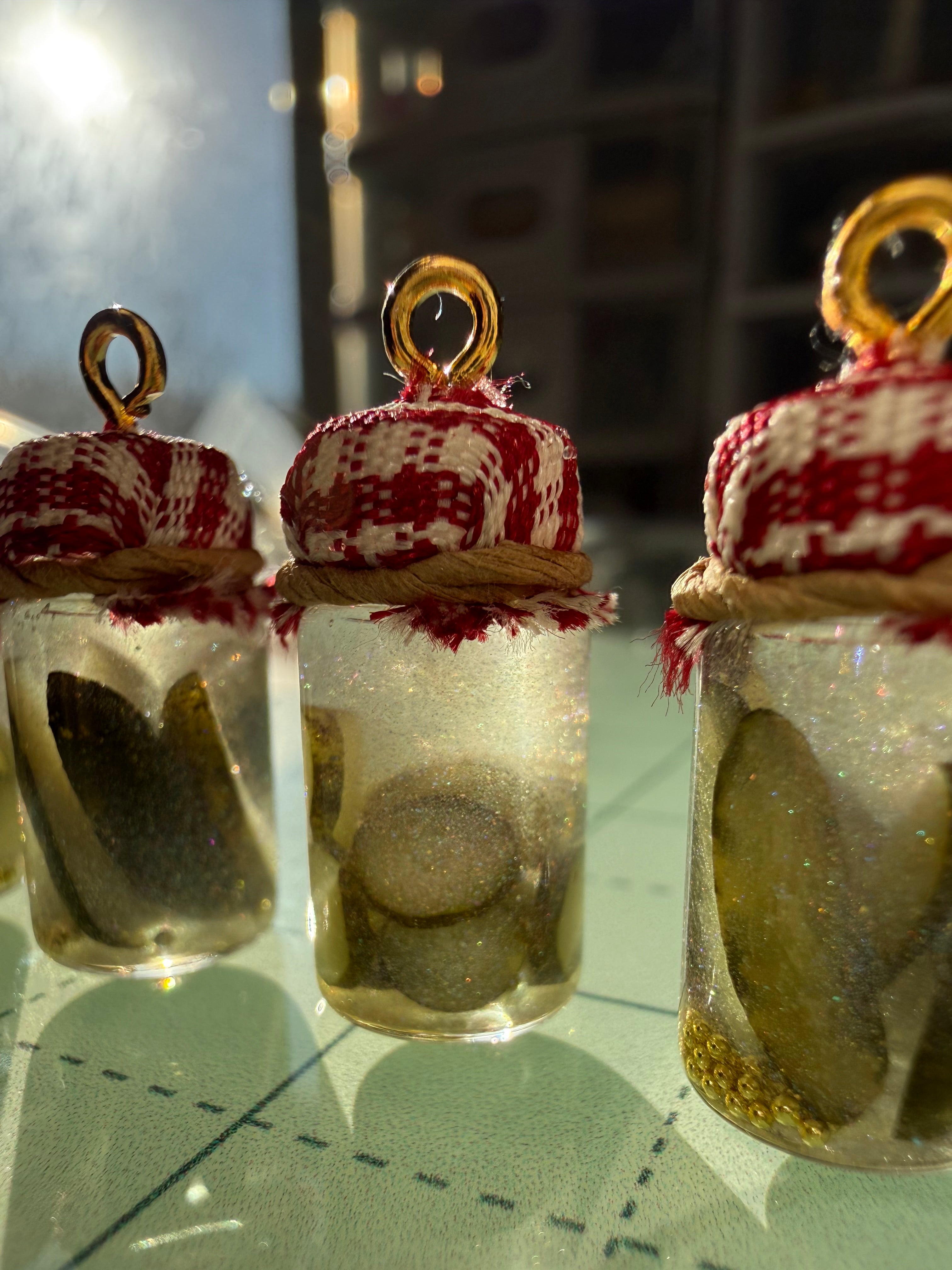 Pretty Pickles Jar Earrings