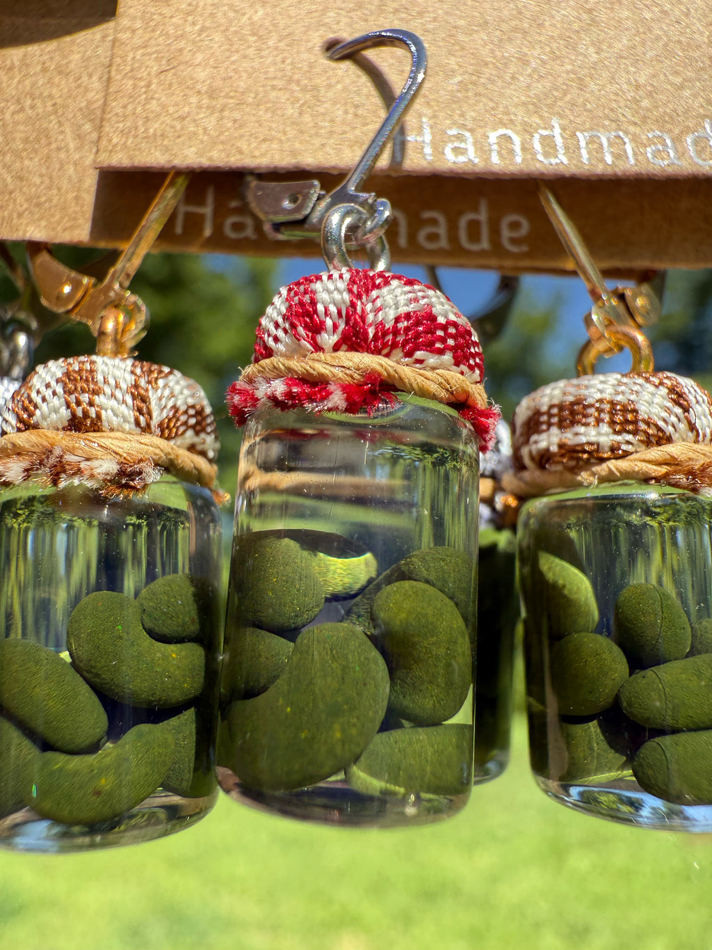 Gherkins Pickles Jar Earrings