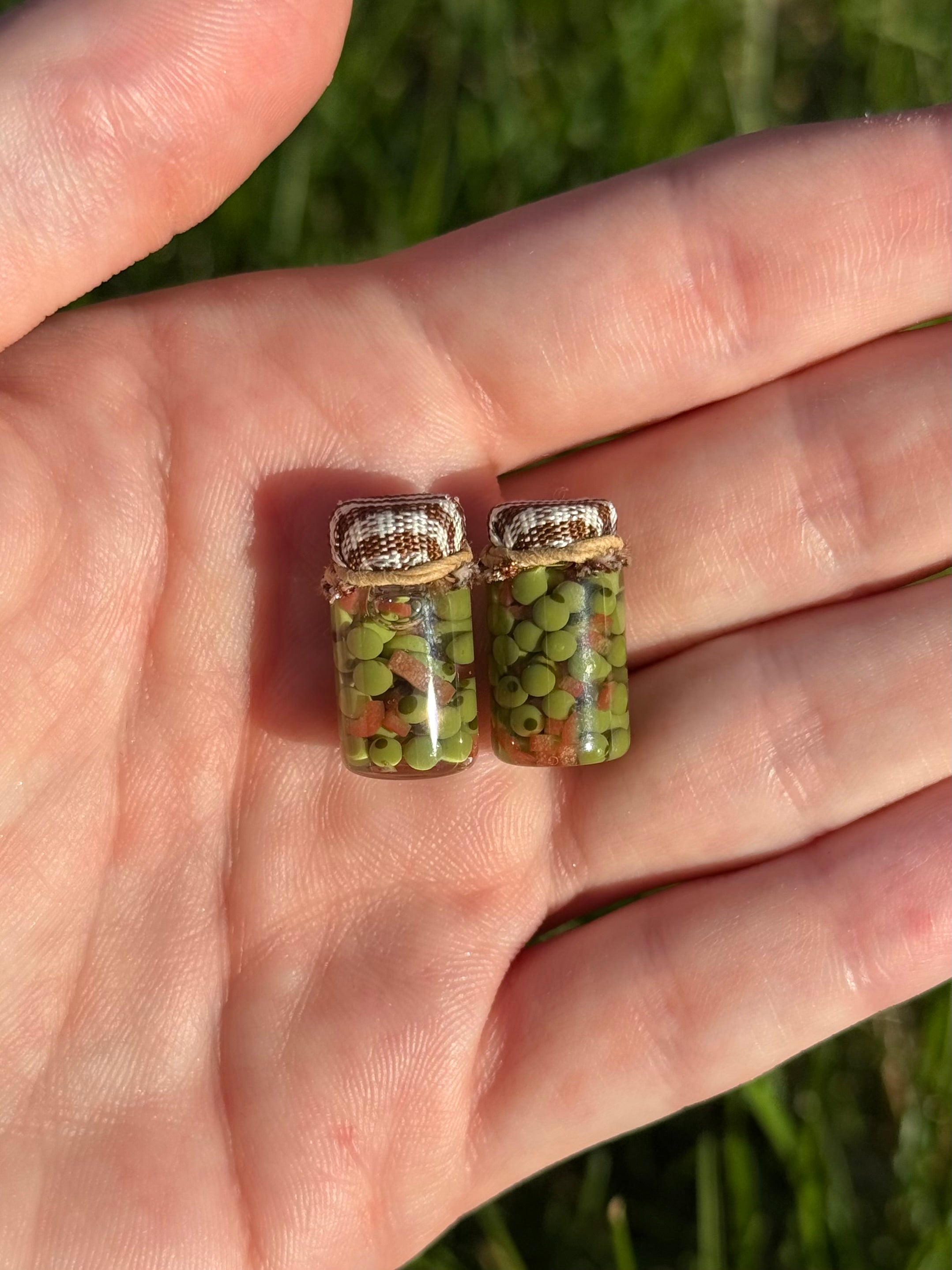 Castelvetrano Olives Jar Earrings