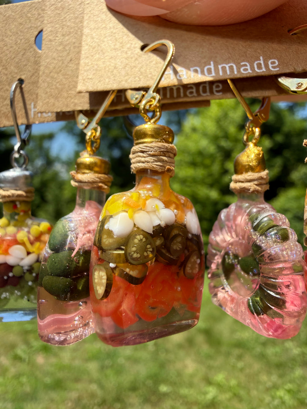 Decorative Veggie Jar Earrings & Minis