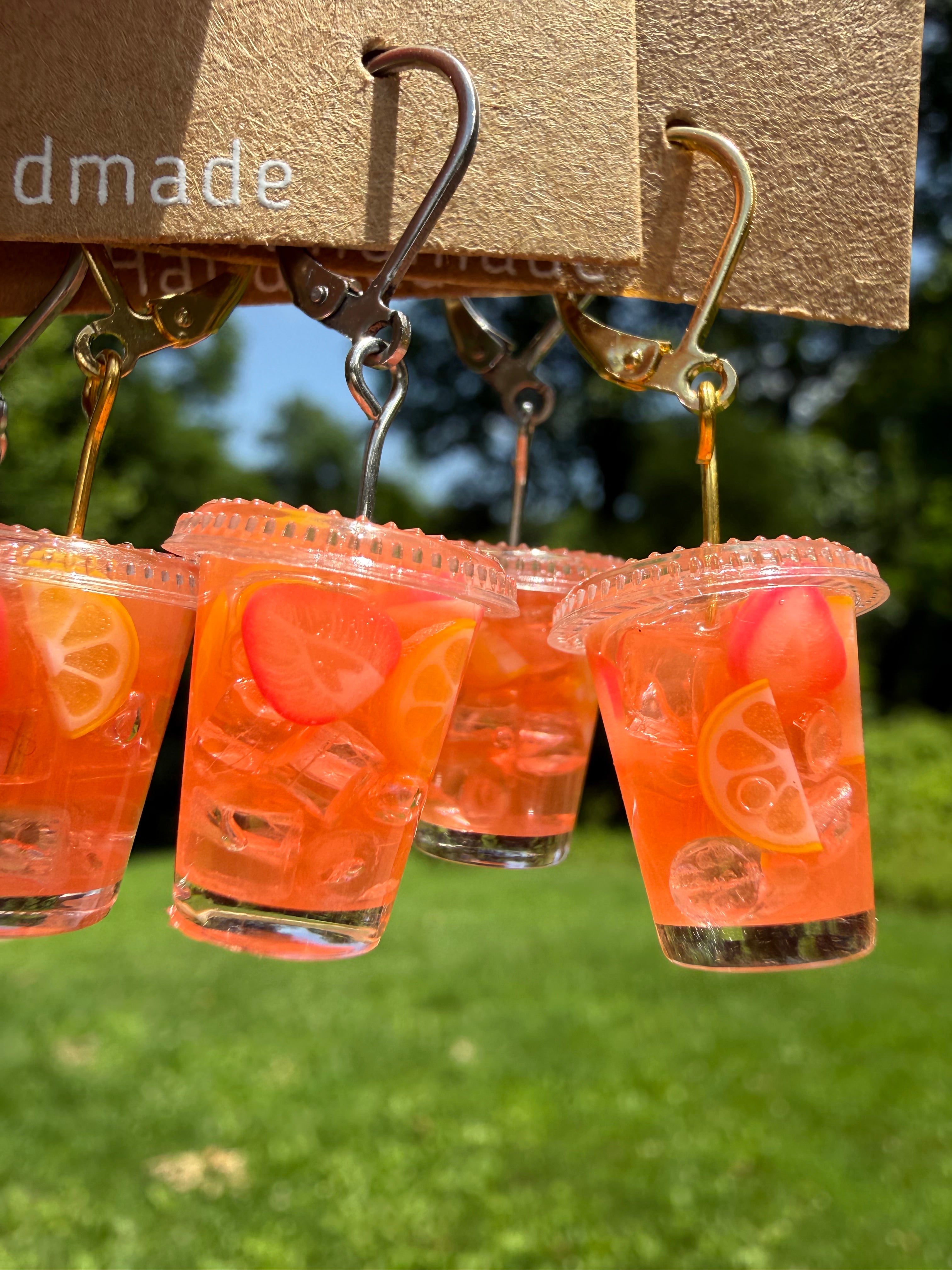 Strawberry Lemonade Earrings