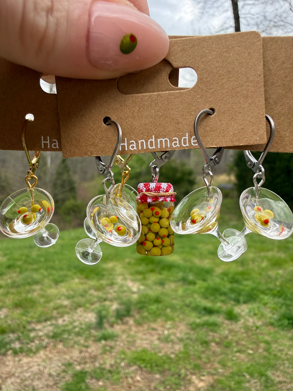 Dirty Martini Earrings