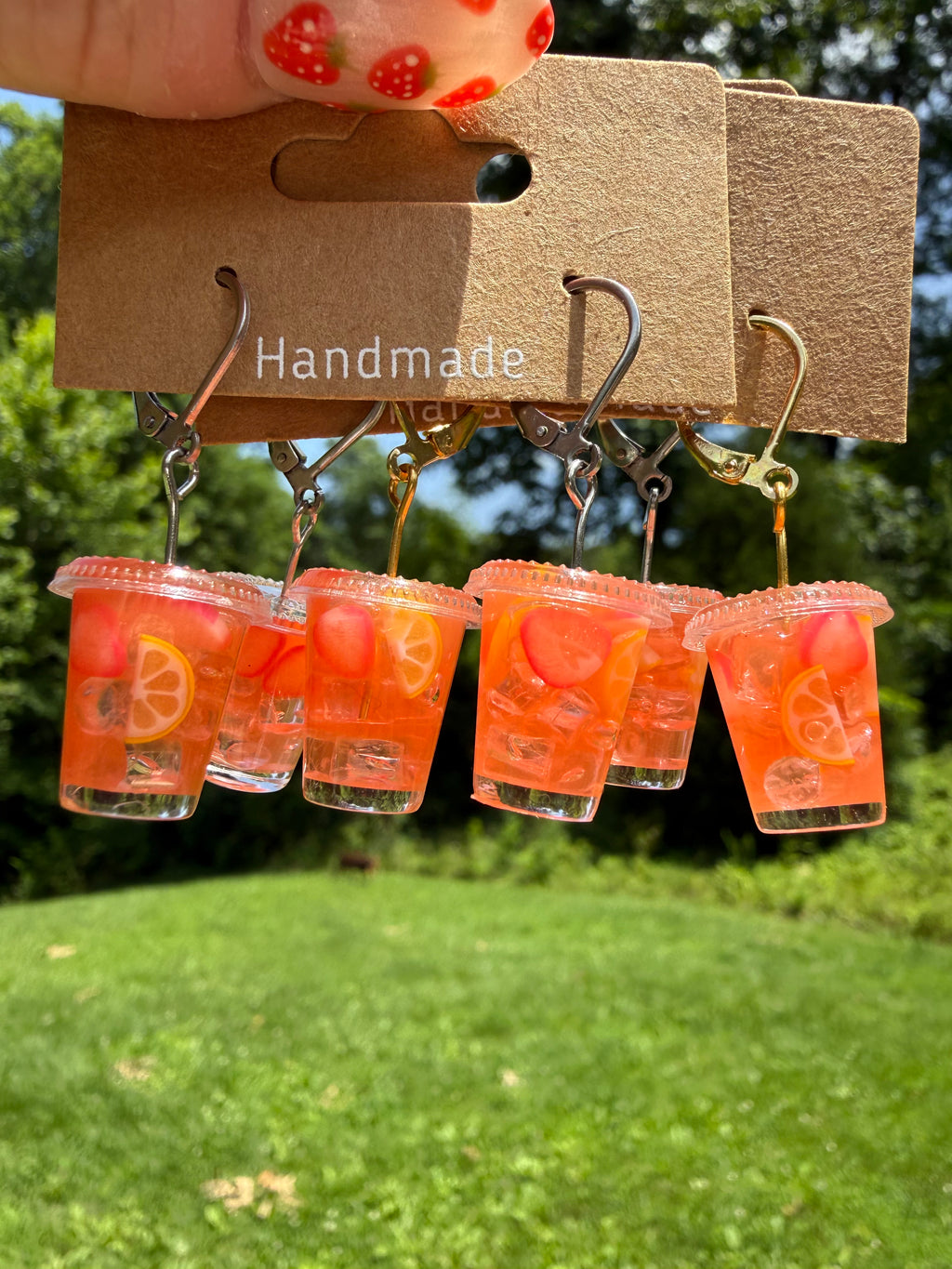 Strawberry Lemonade Earrings