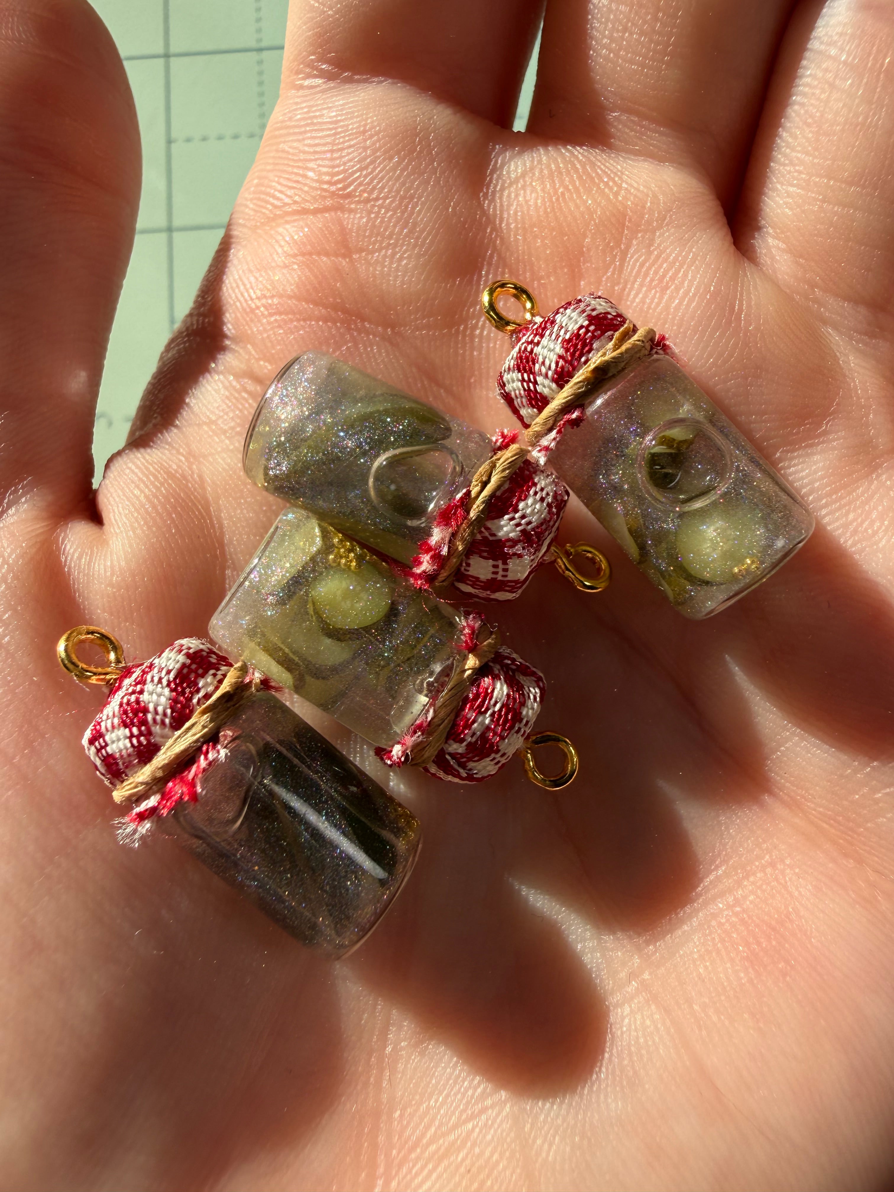 Pretty Pickles Jar Earrings
