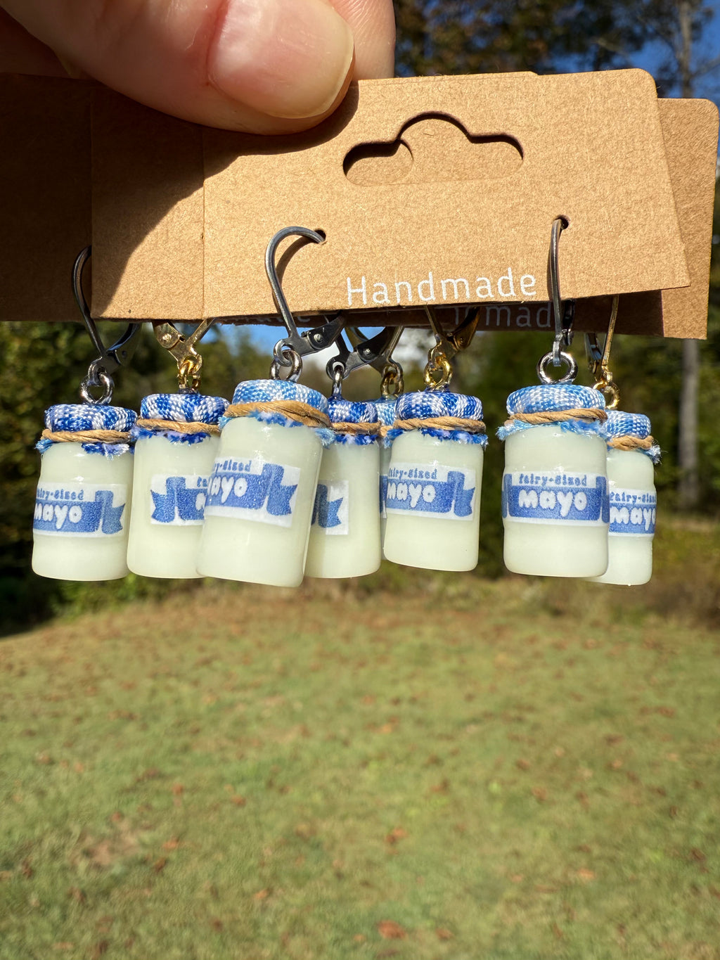 Mayonnaise Jar Earrings