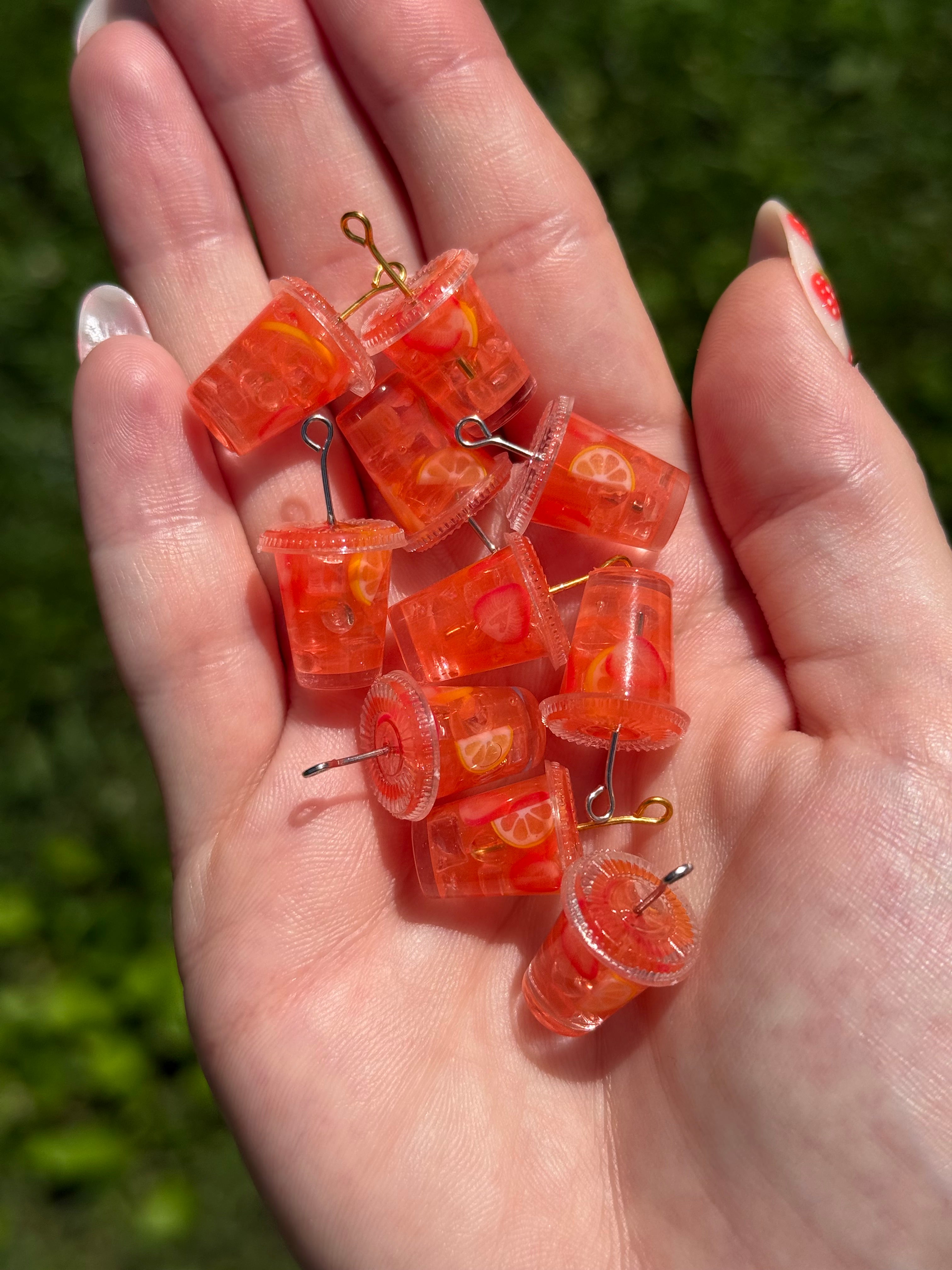 Strawberry Lemonade Earrings