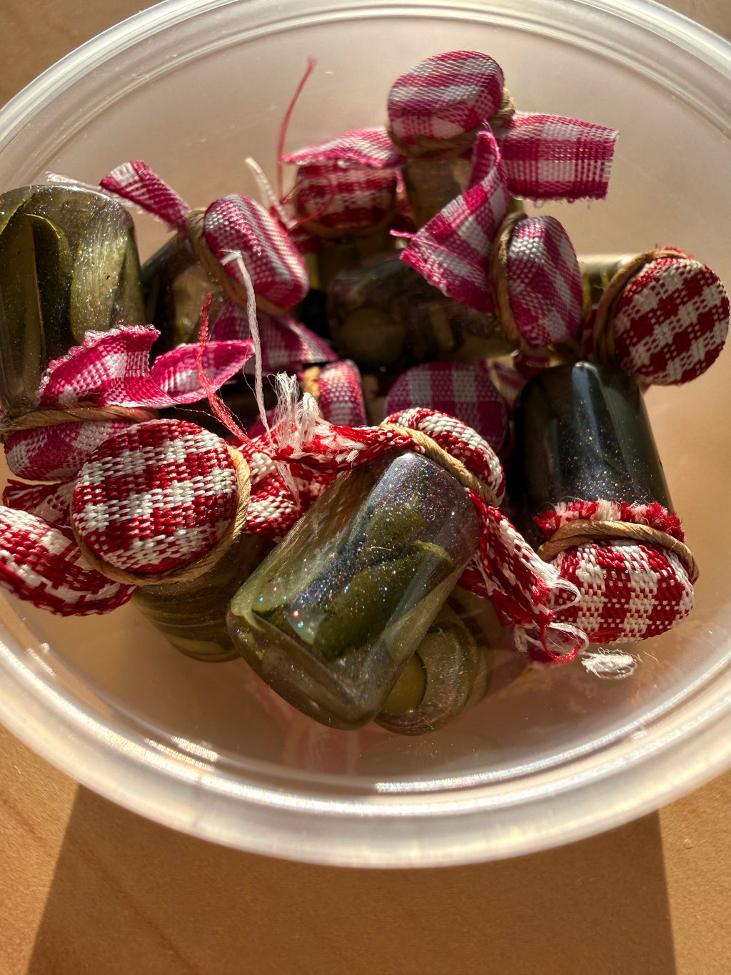 Pretty Pickles Jar Earrings