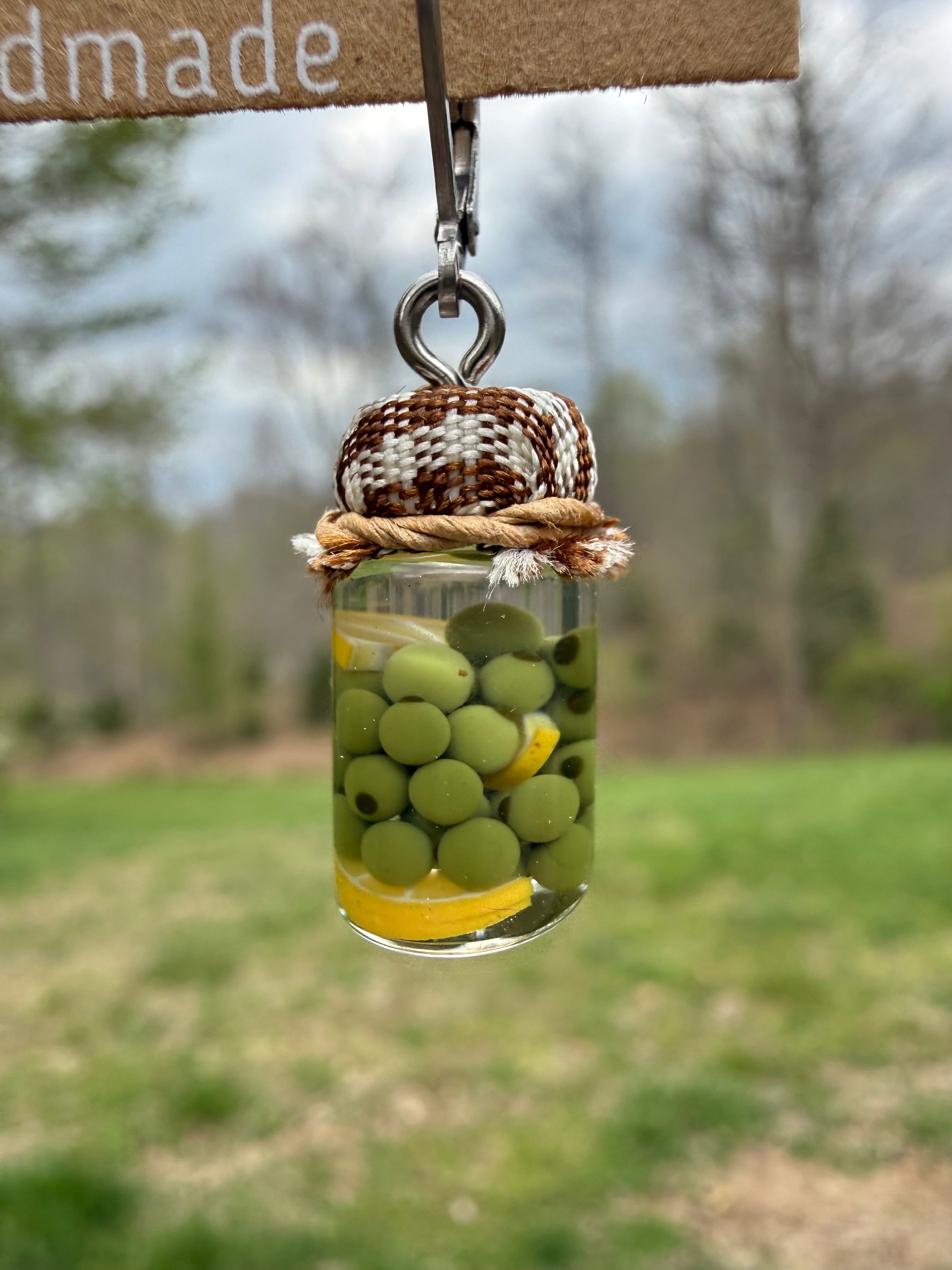 Castelvetrano Olives Jar Earrings