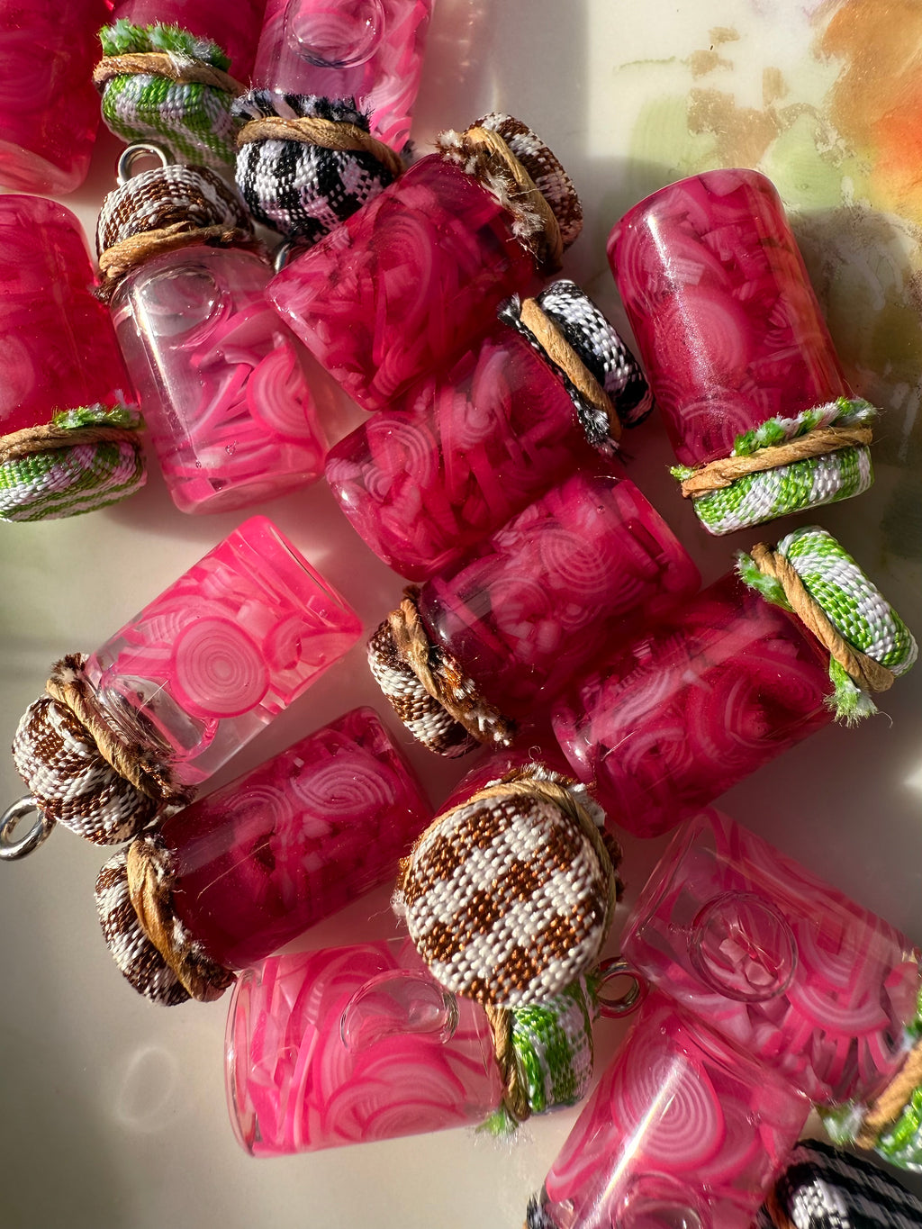 Pickled Red Onion Jar Earrings
