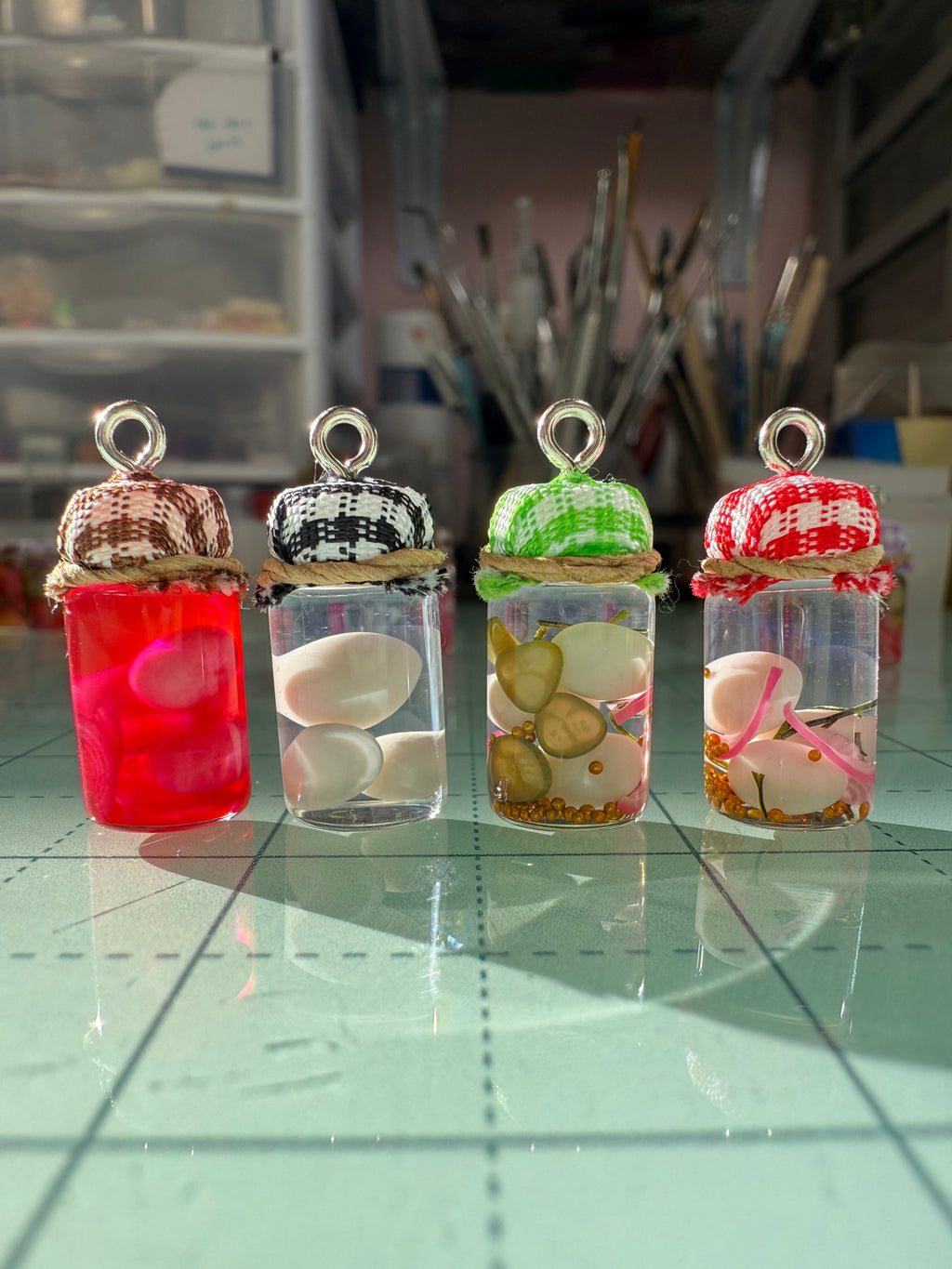 Pickled Eggs Jar Earrings