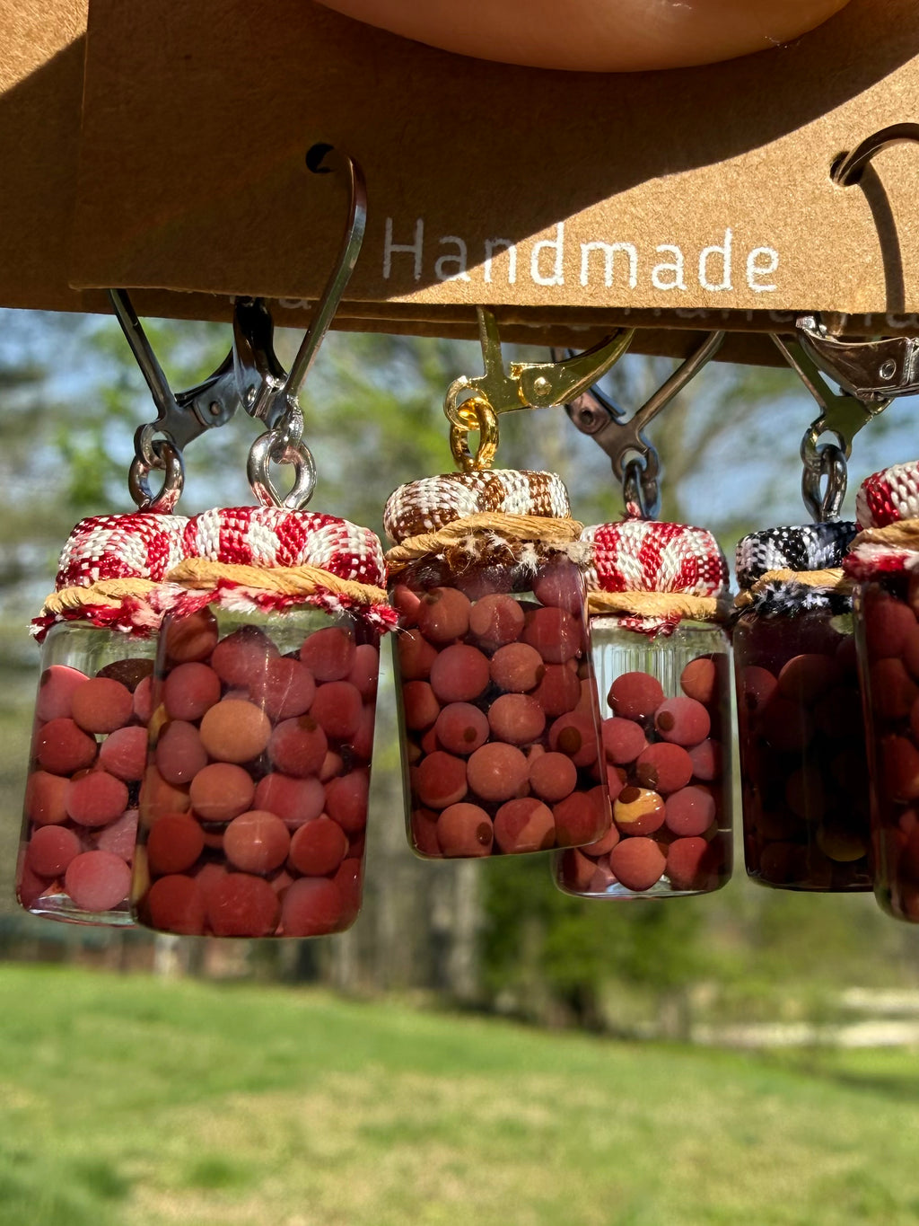 Kalamata Olives Jar Earrings