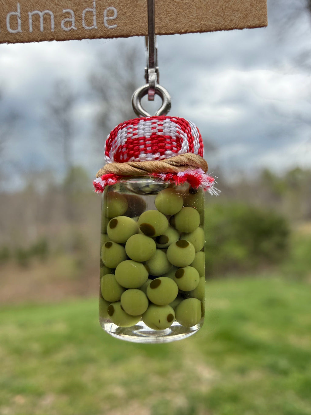 Castelvetrano Olives Jar Earrings