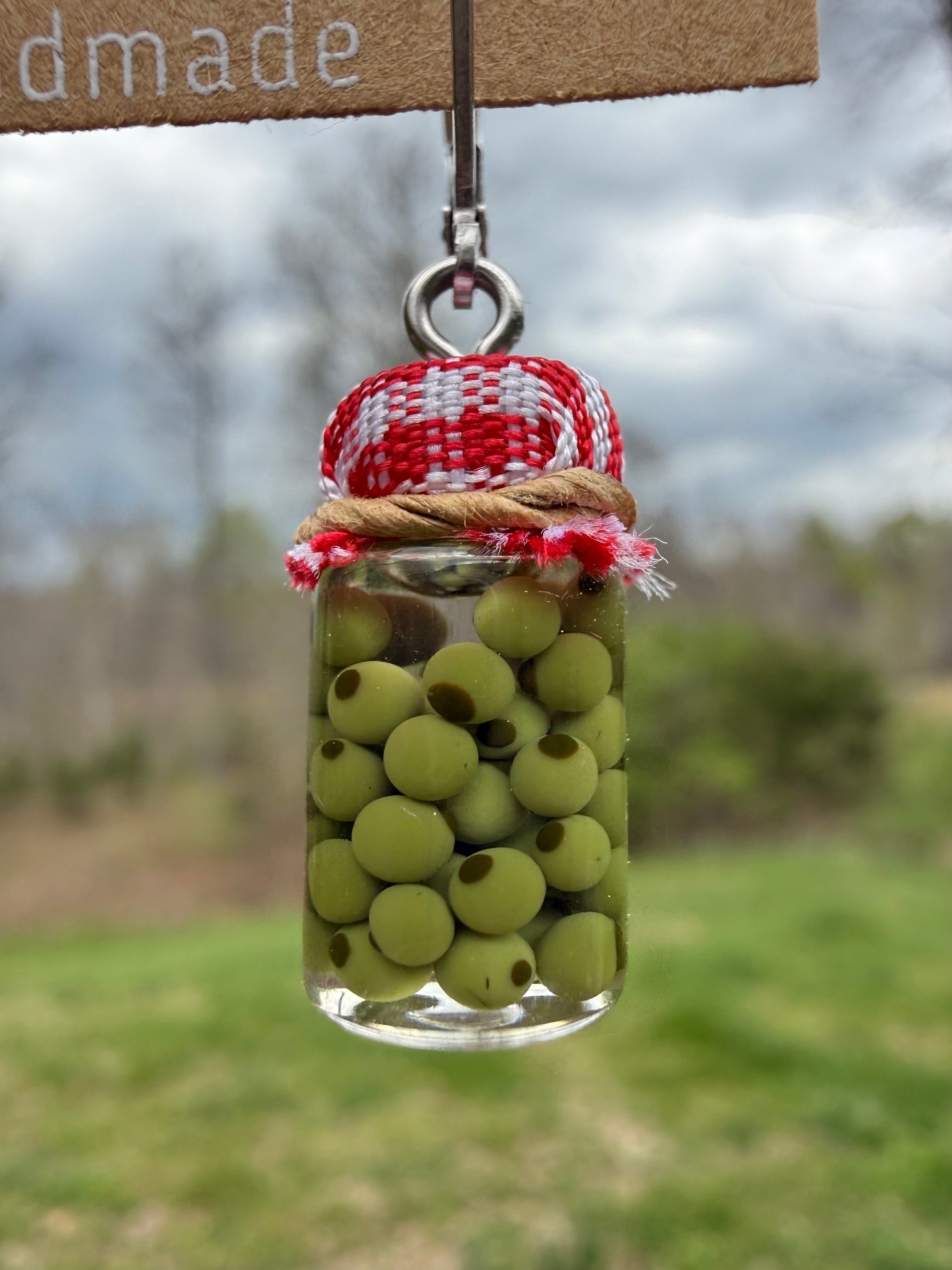 Castelvetrano Olives Jar Earrings