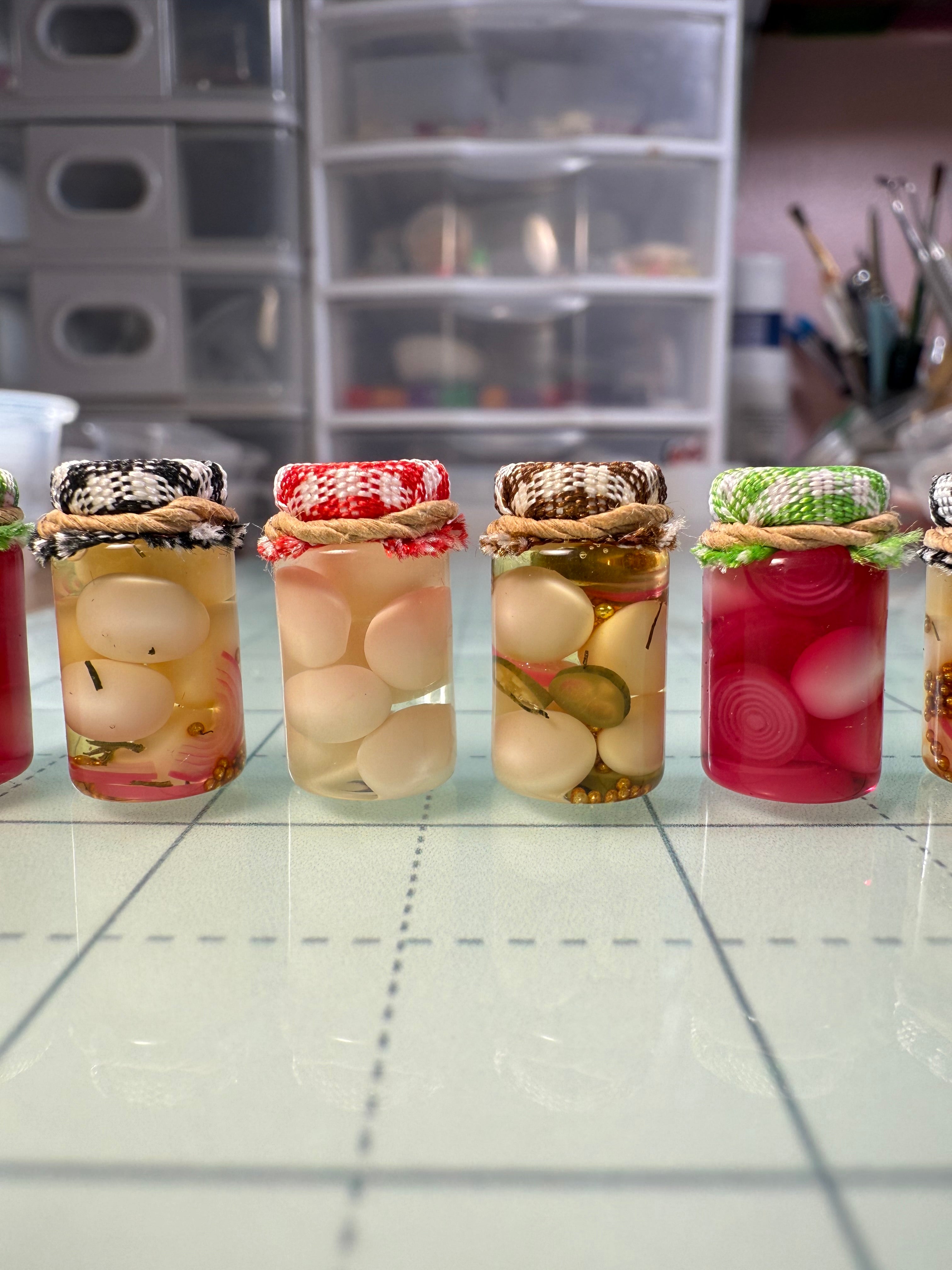 Pickled Eggs Jar Earrings