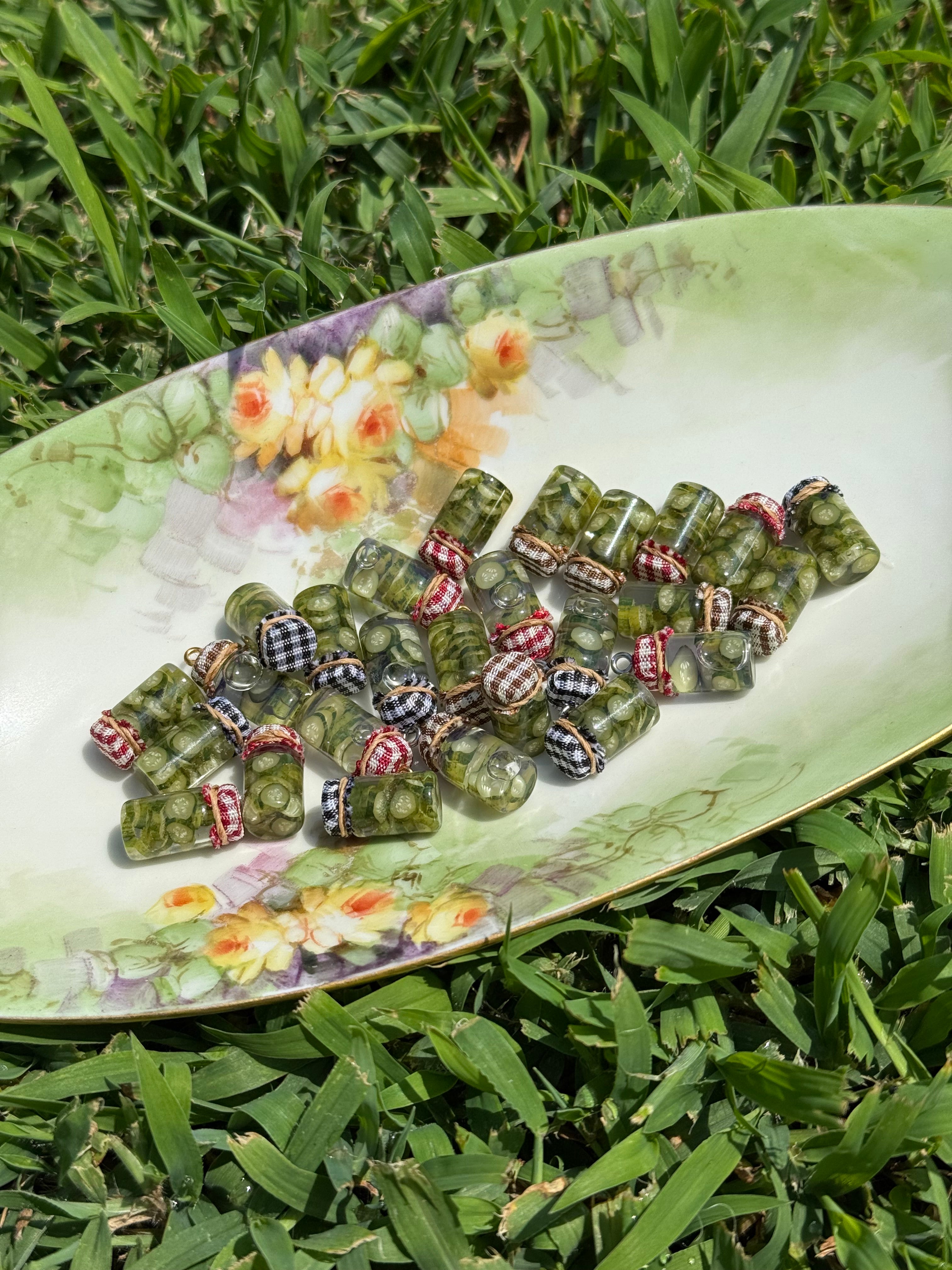 Pickle Chips Jar Earrings