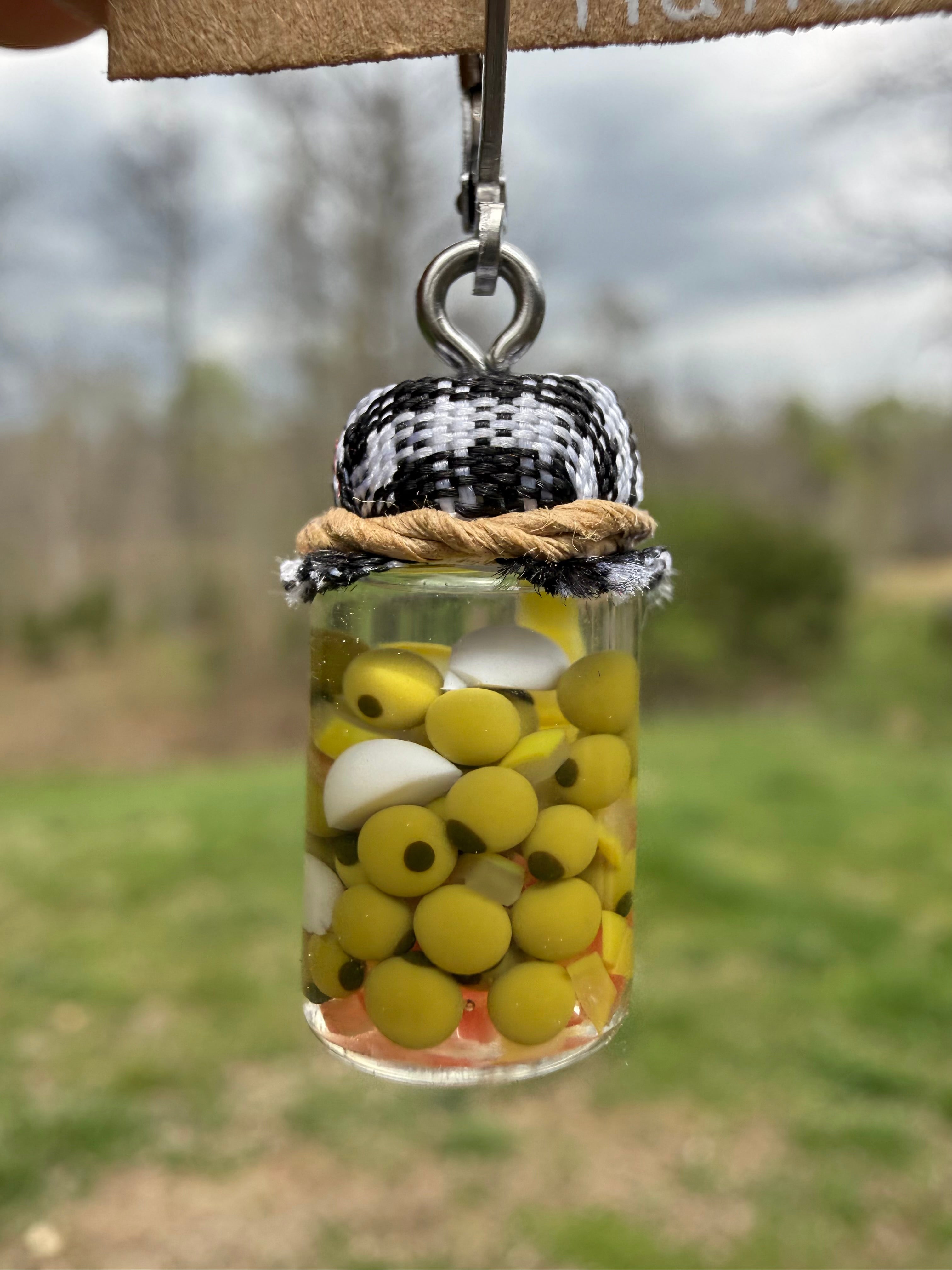 Olive Antipasto Jar Earrings