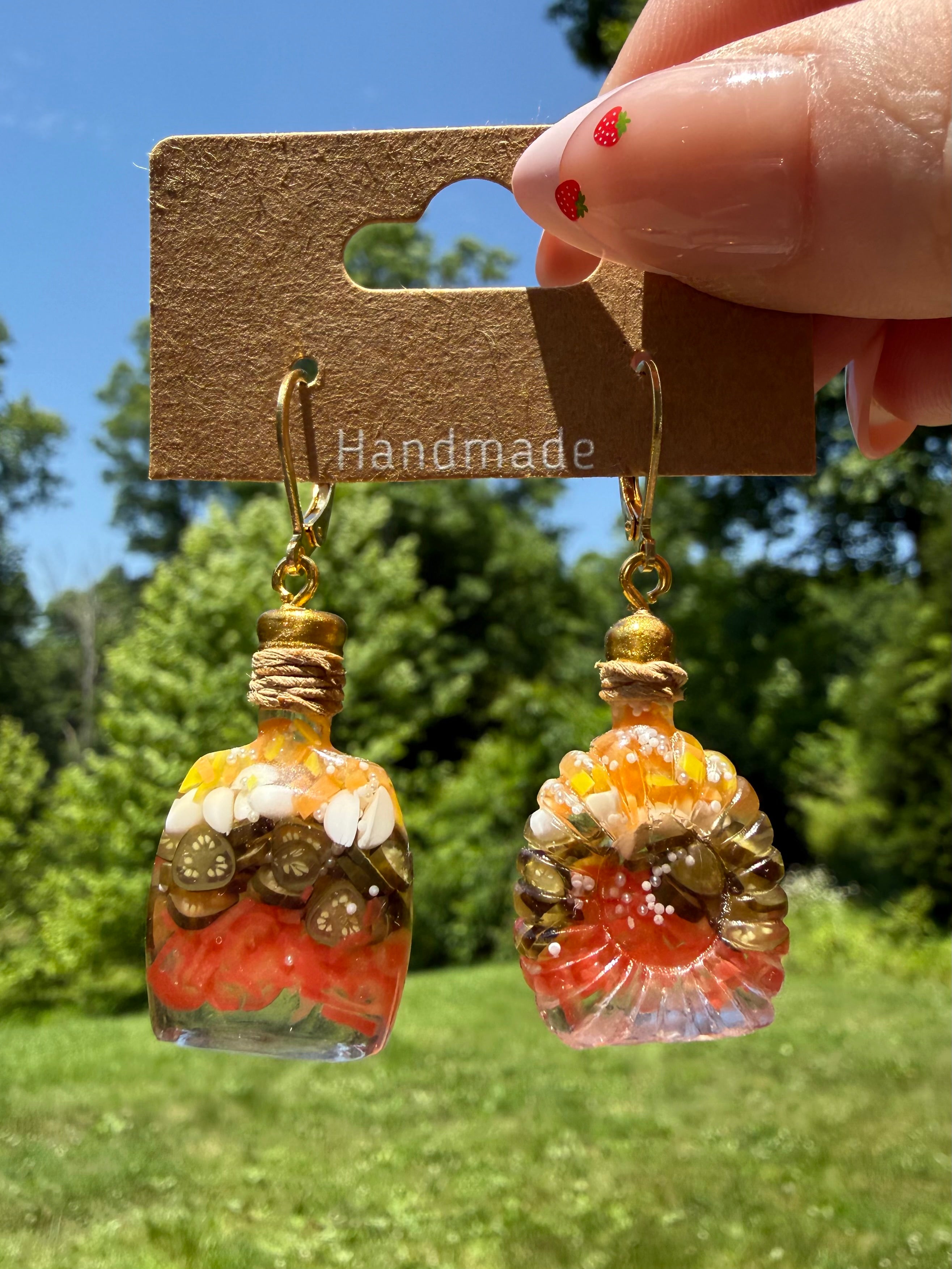 Decorative Veggie Jar Earrings & Minis