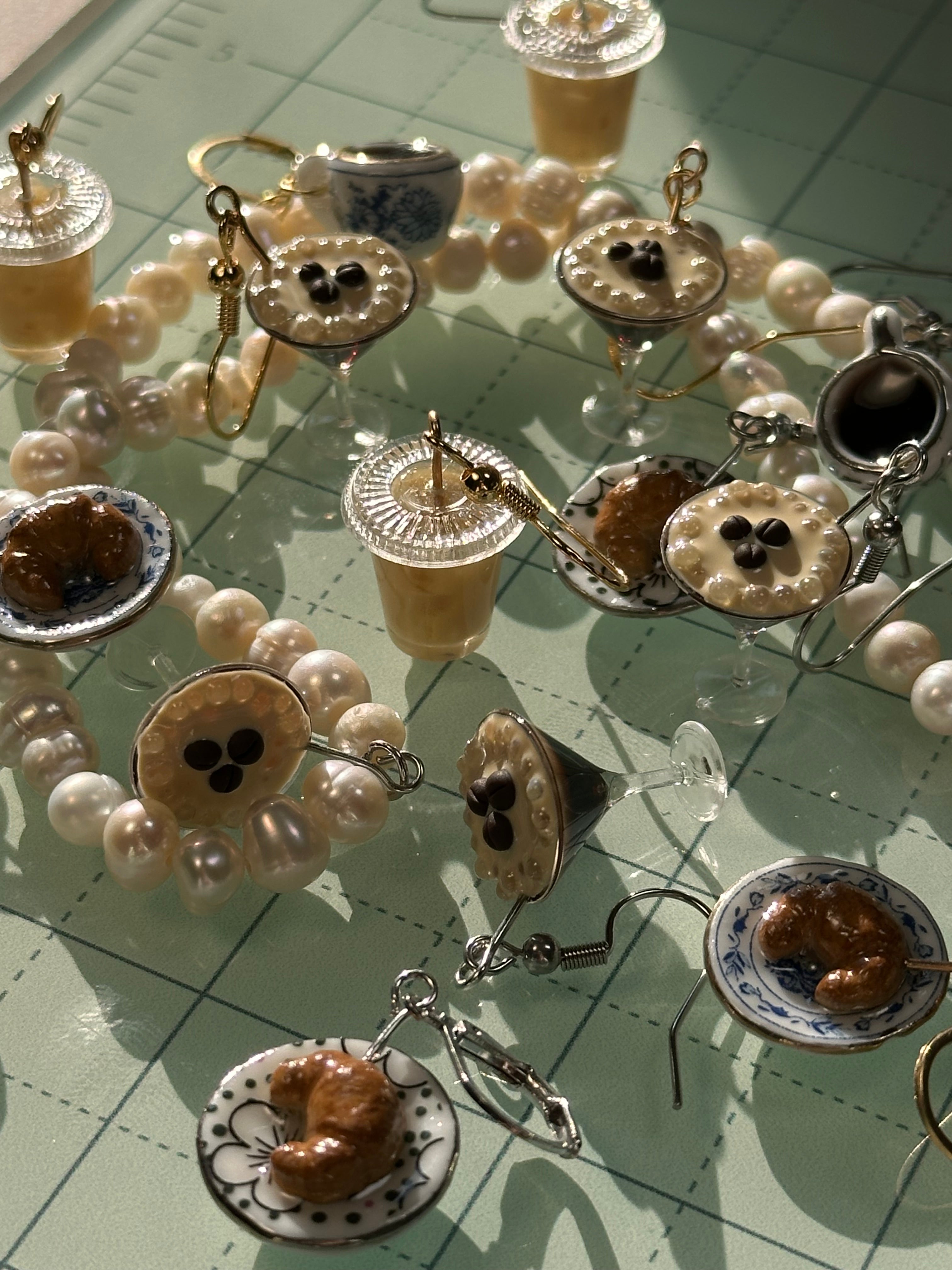 Iced Coffee Earrings