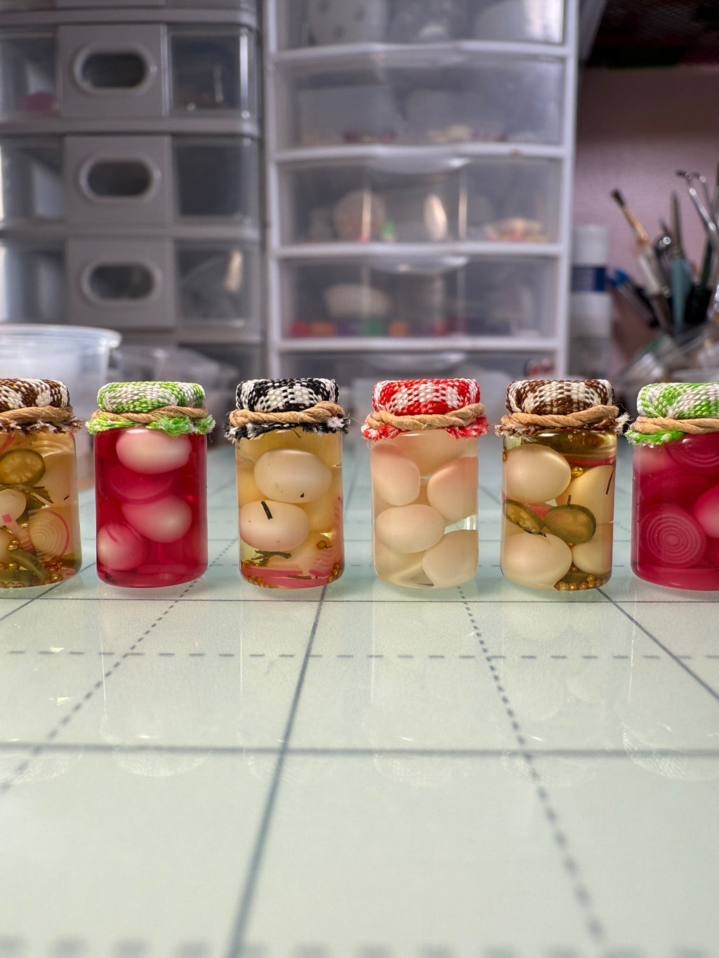 Pickled Eggs Jar Earrings
