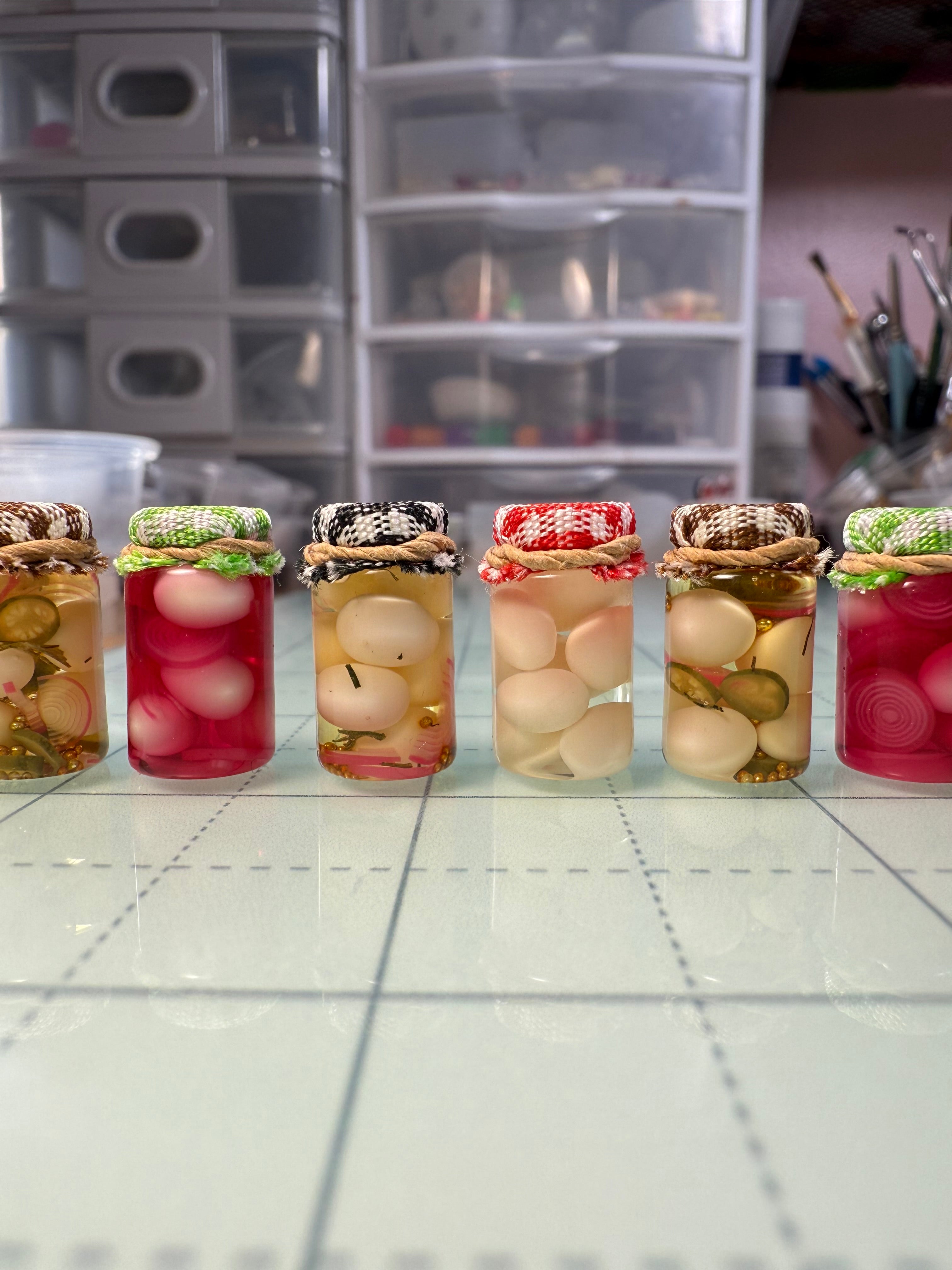 Pickled Eggs Jar Earrings