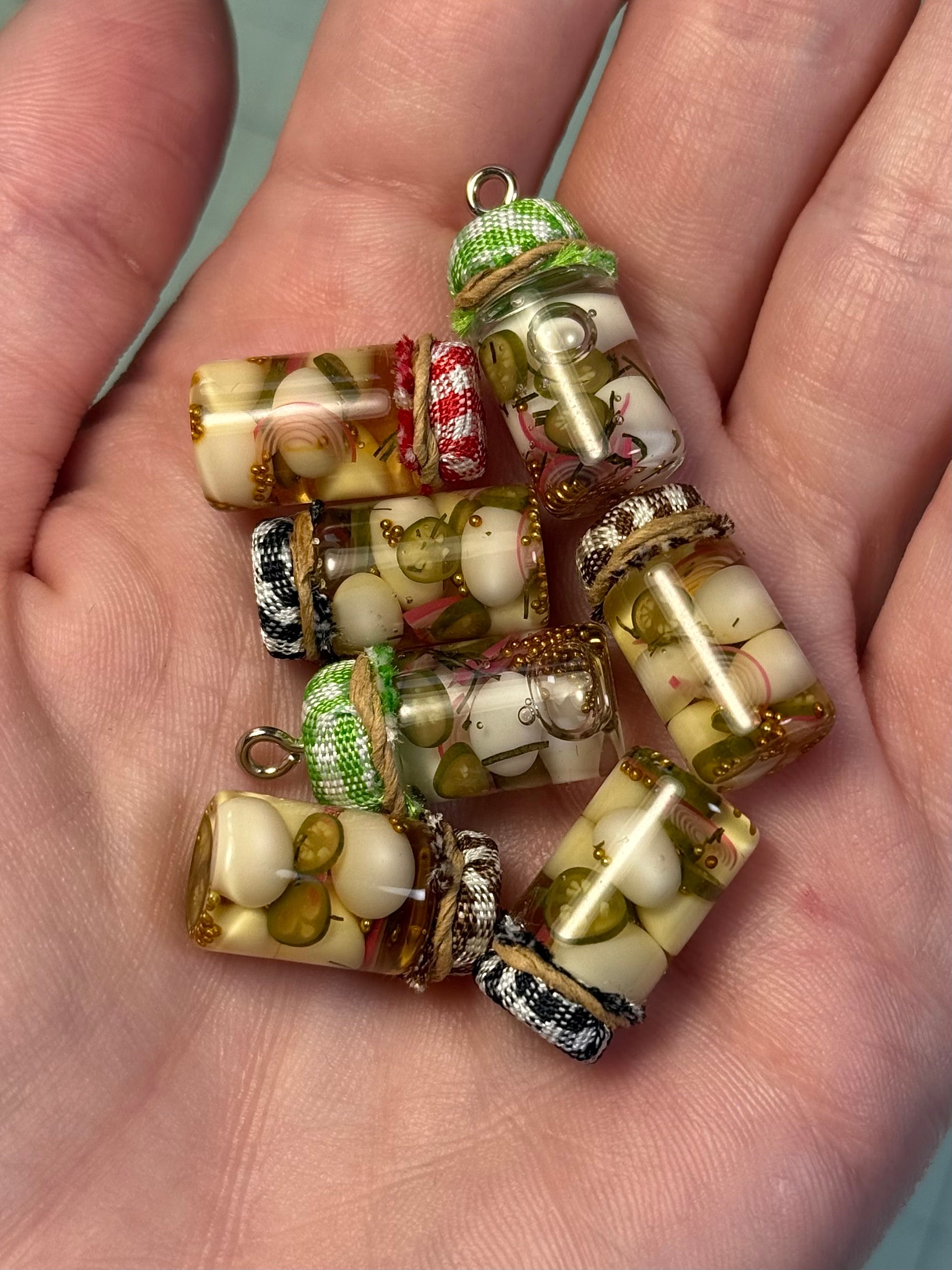 Pickled Eggs Jar Earrings