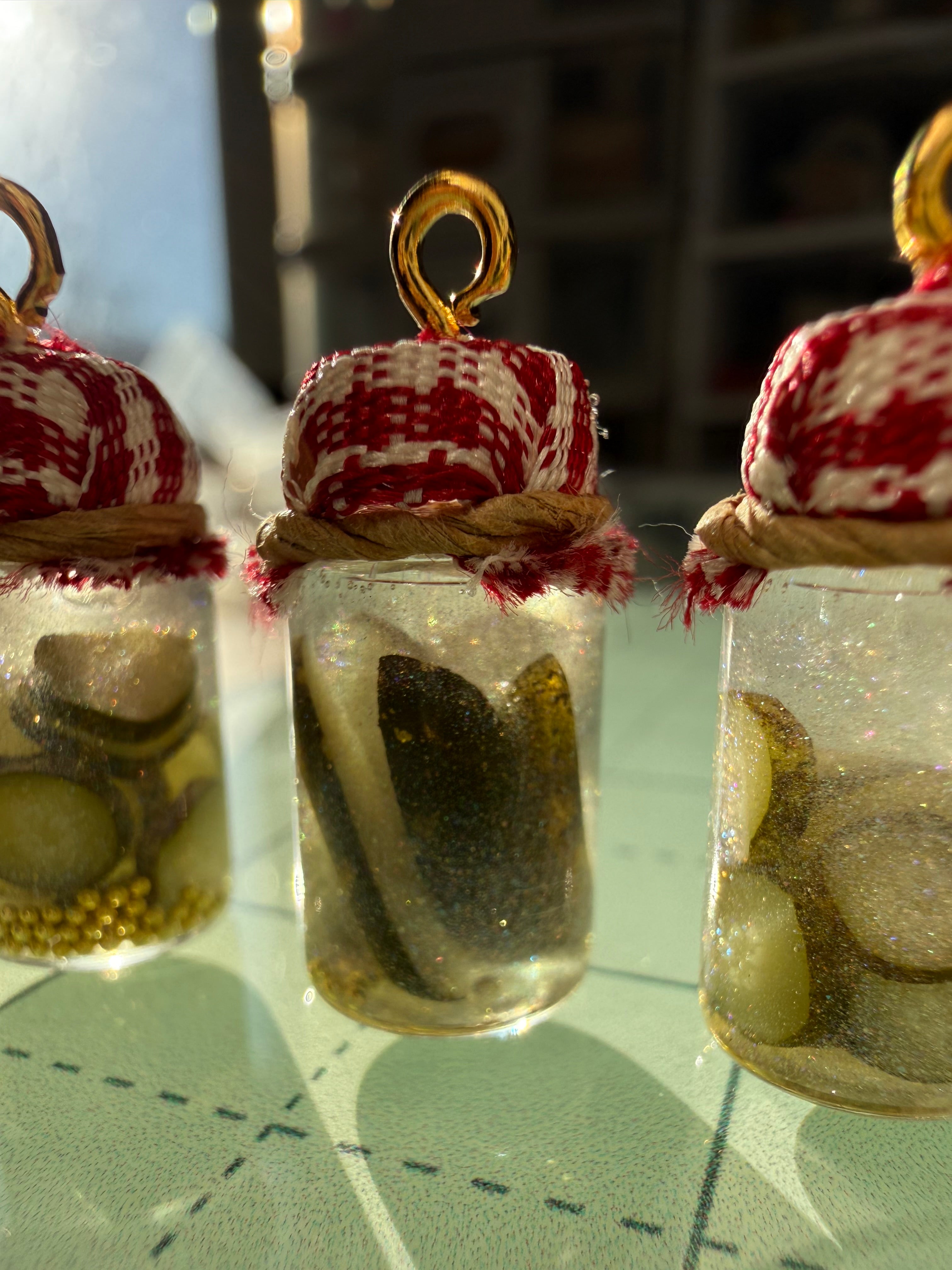 Pretty Pickles Jar Earrings