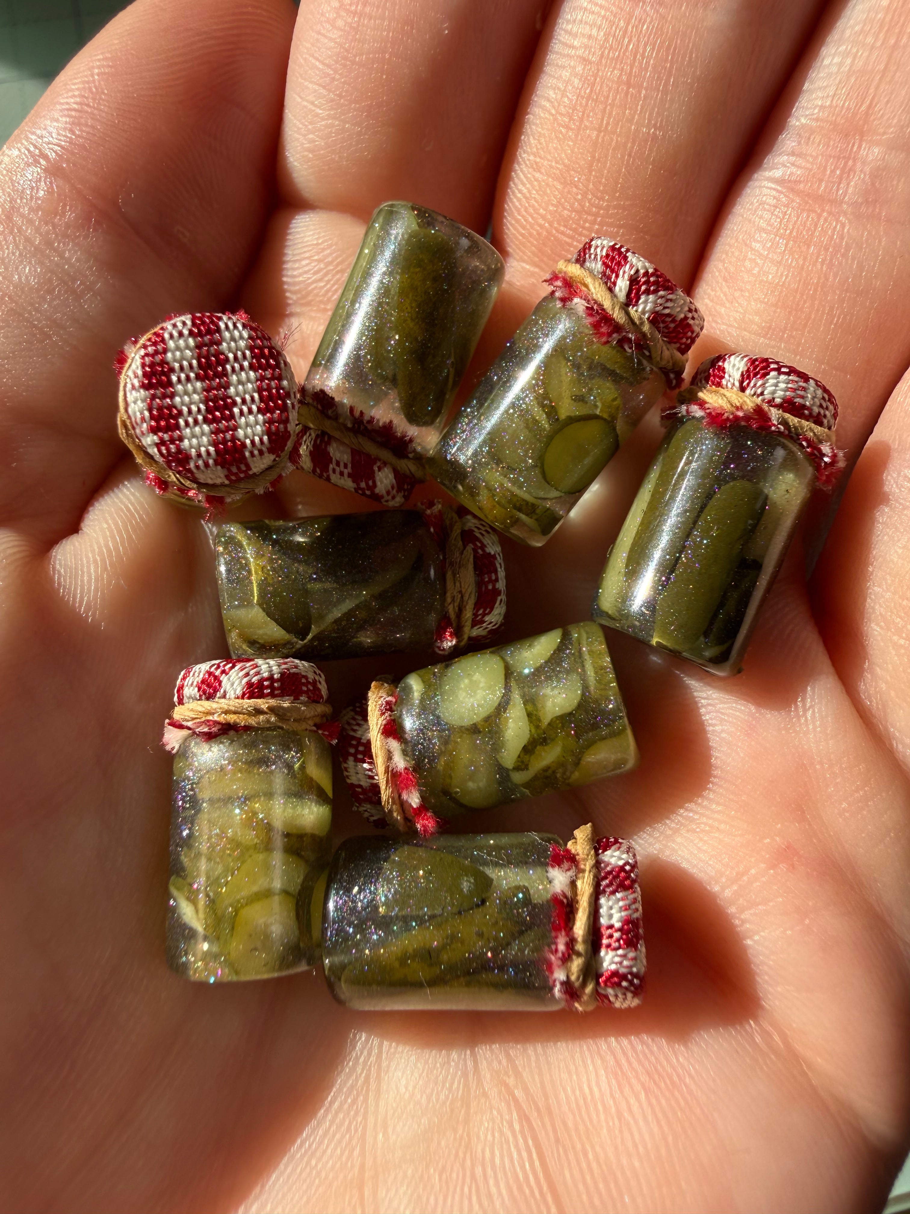 Pretty Pickles Jar Earrings