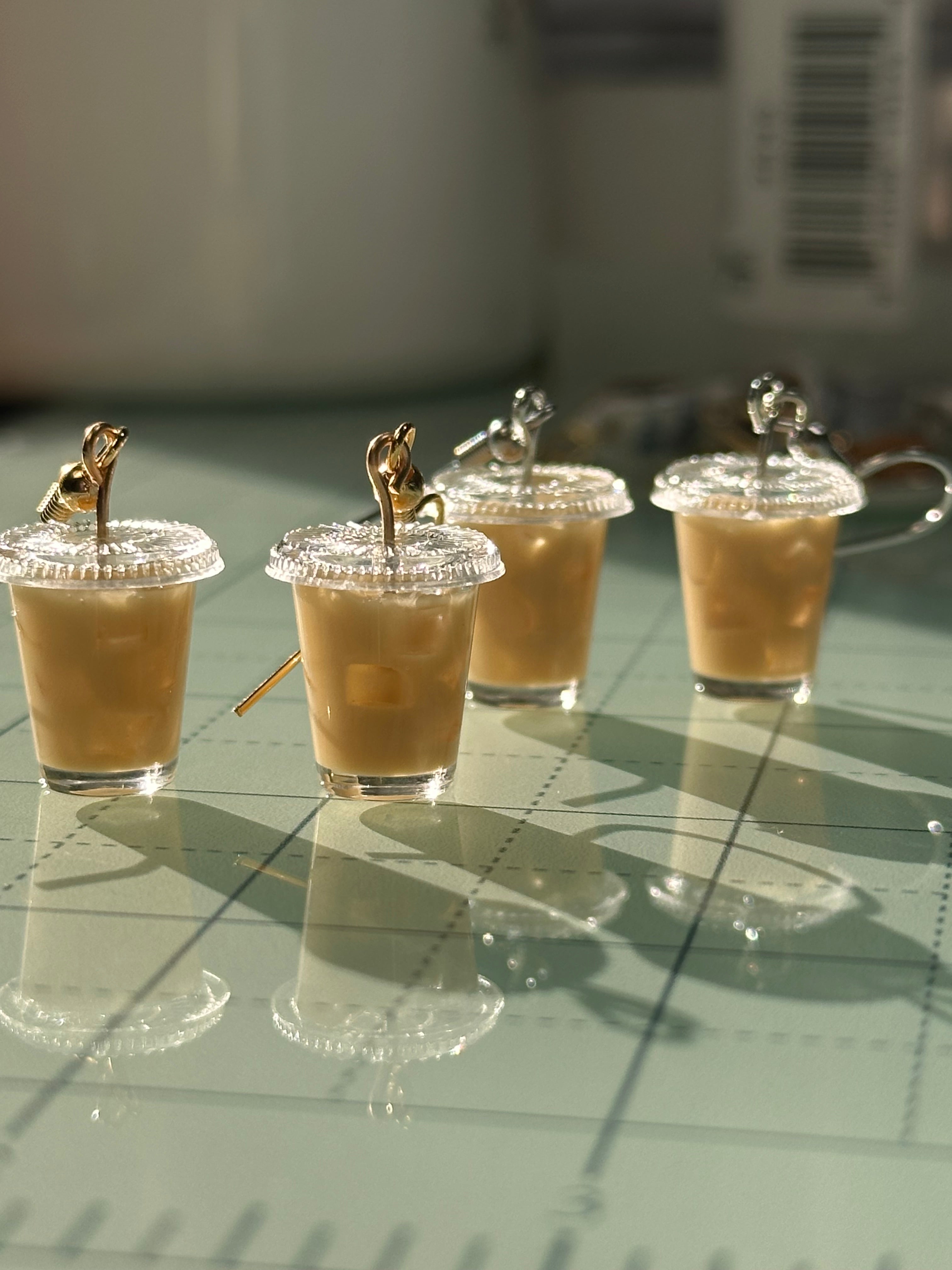 Iced Coffee Earrings