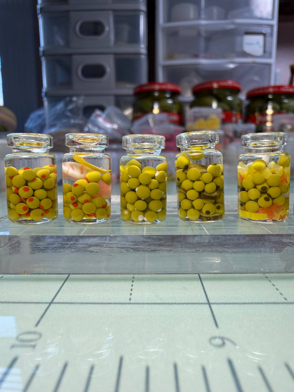 Olive Antipasto Jar Earrings
