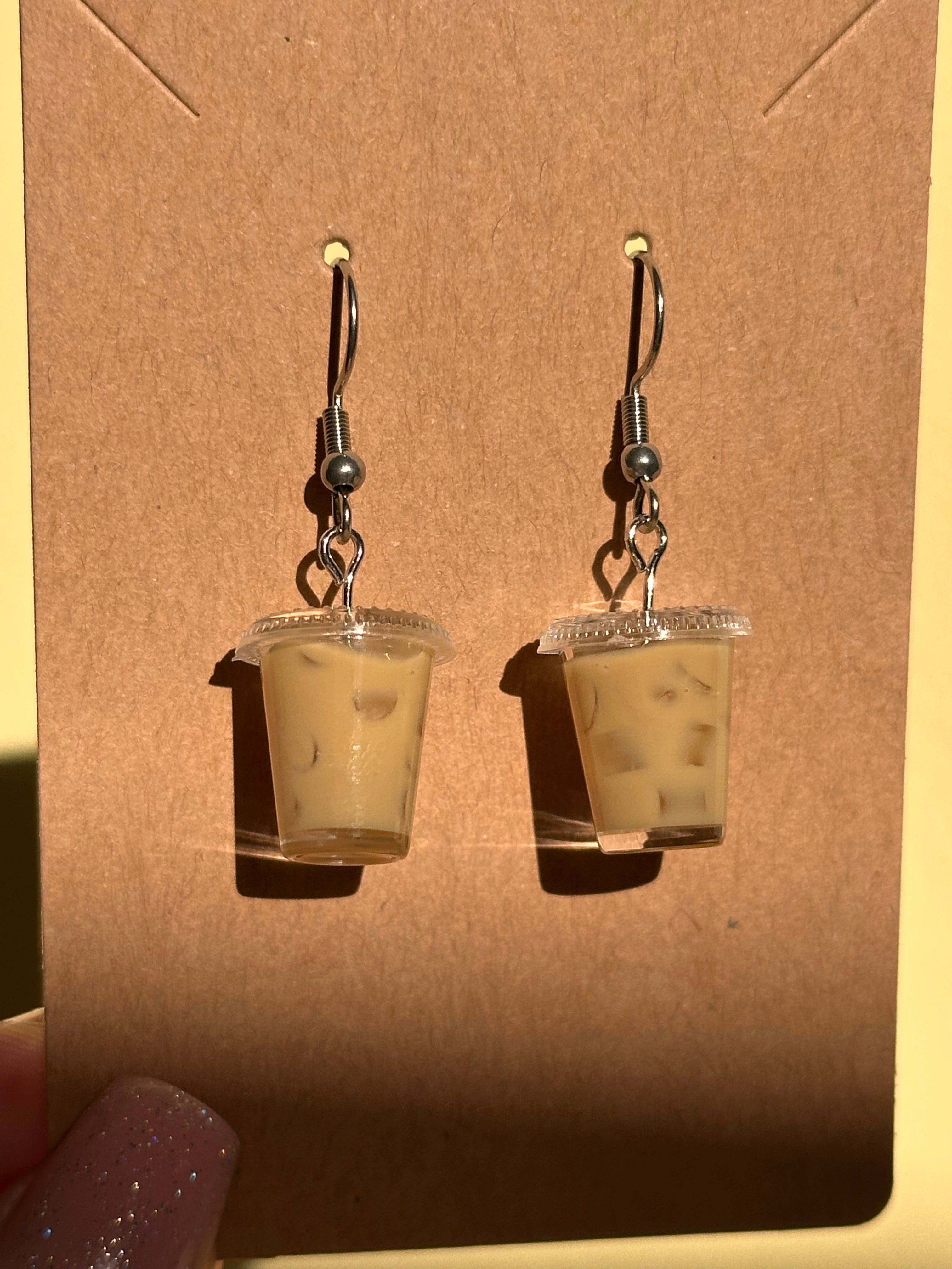 Iced Coffee Earrings