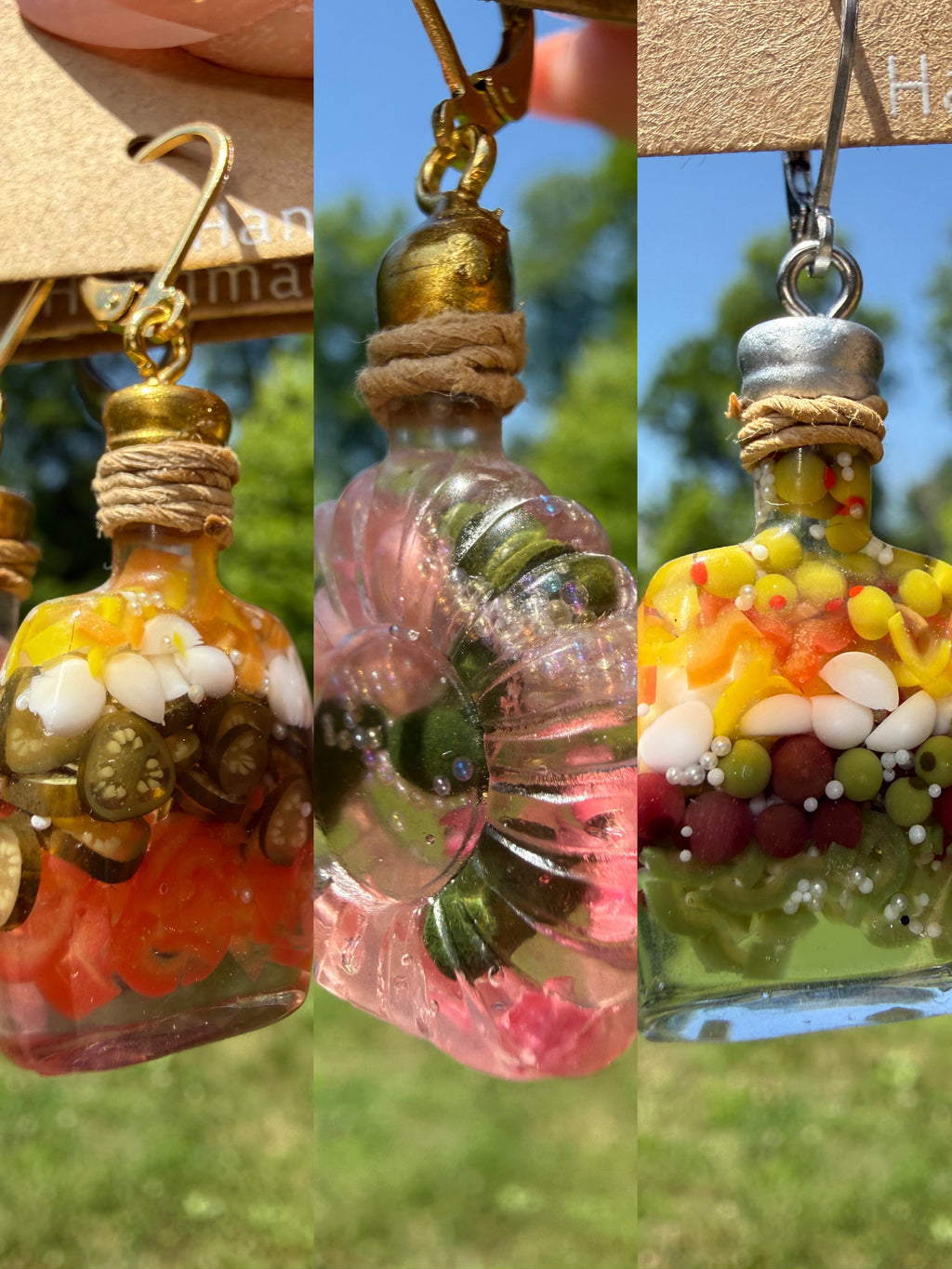 Decorative Veggie Jar Earrings & Minis