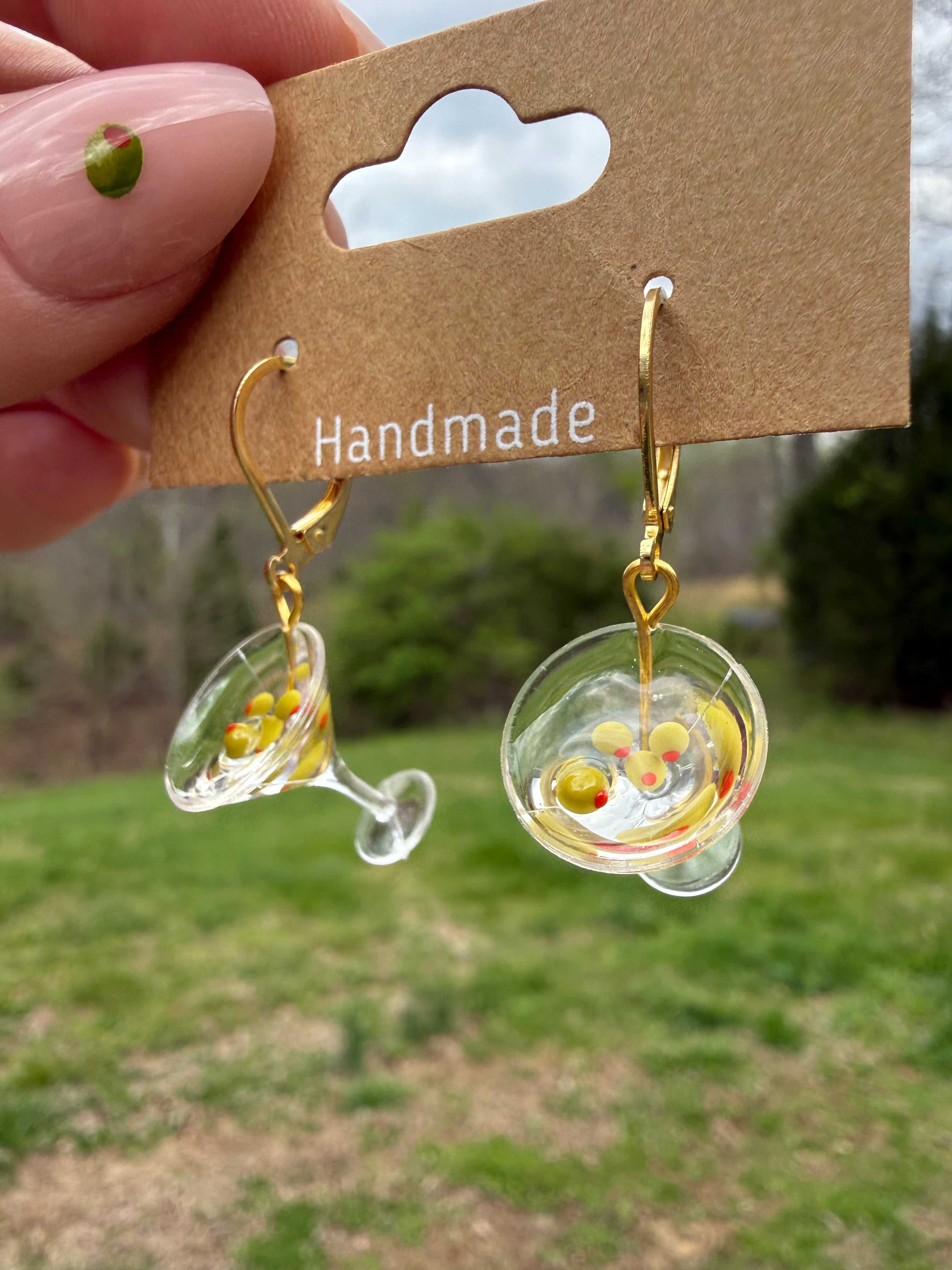 Dirty Martini Earrings
