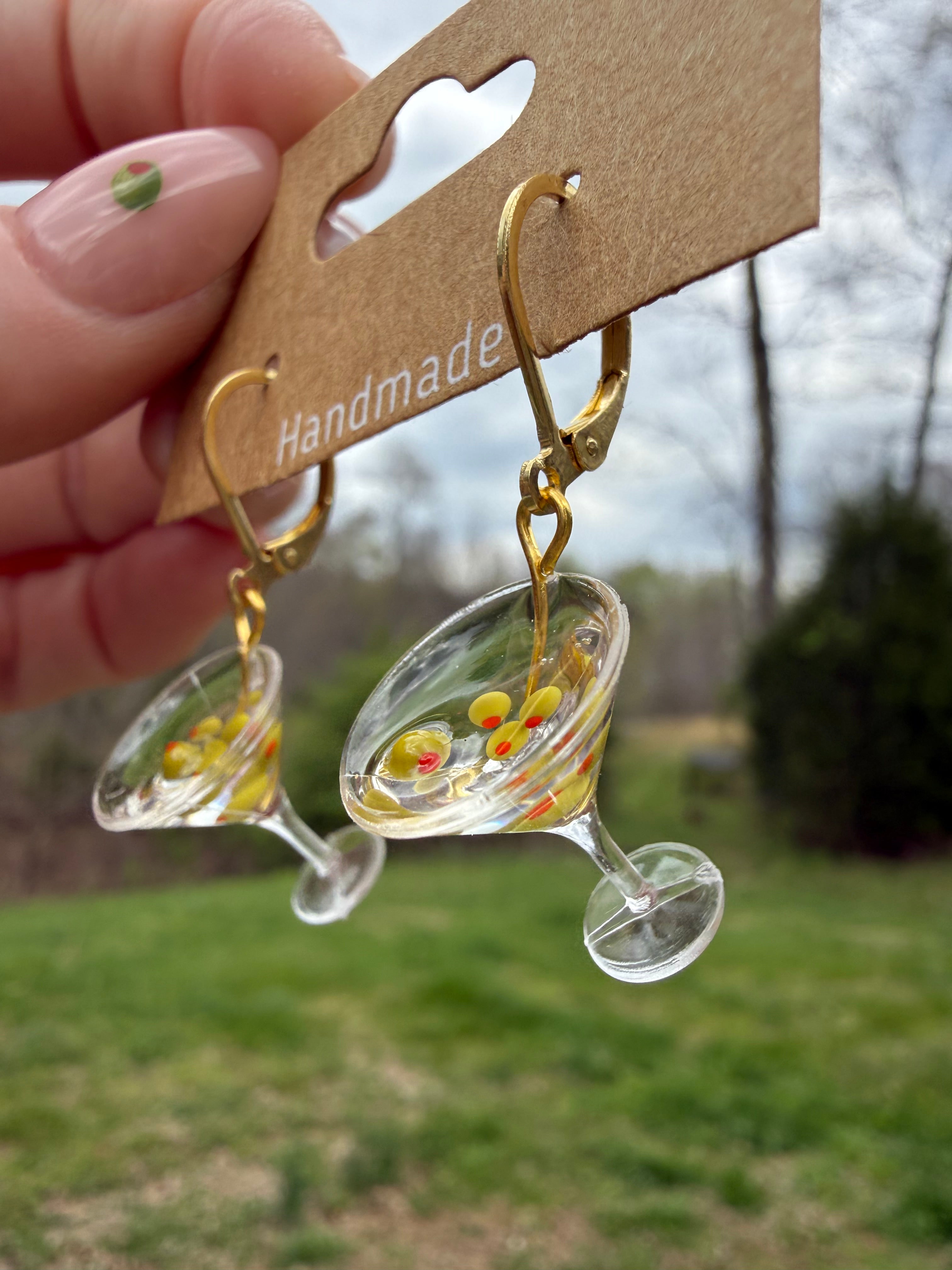 Dirty Martini Earrings