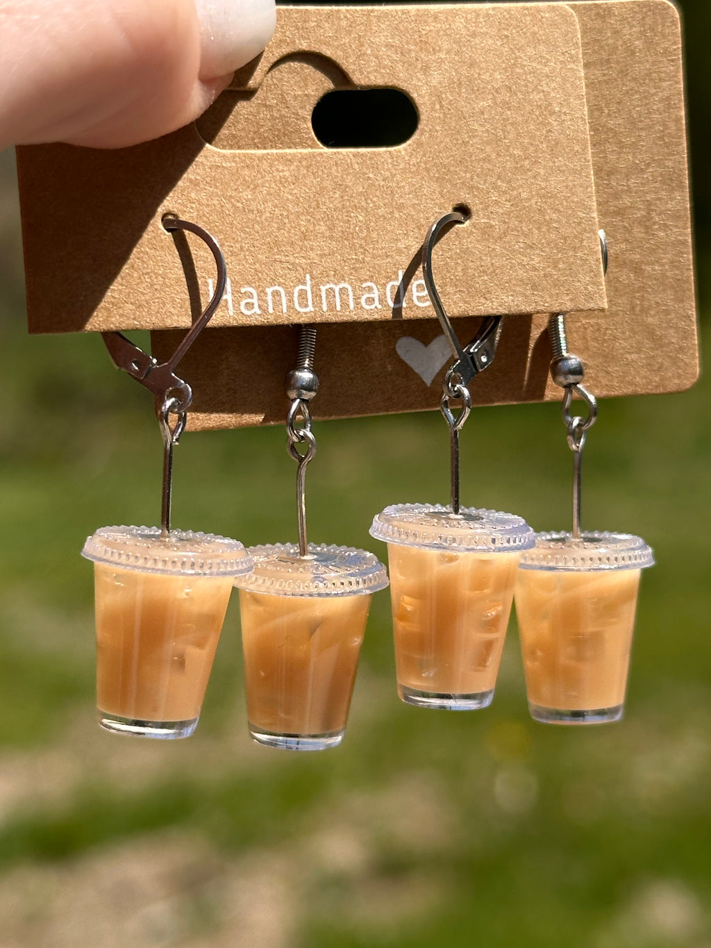 Iced Coffee Earrings