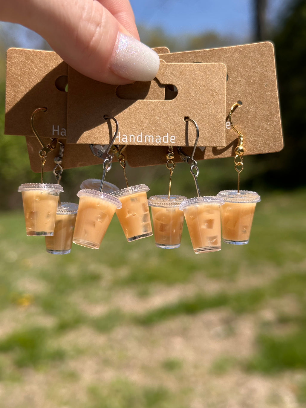Iced Coffee Earrings